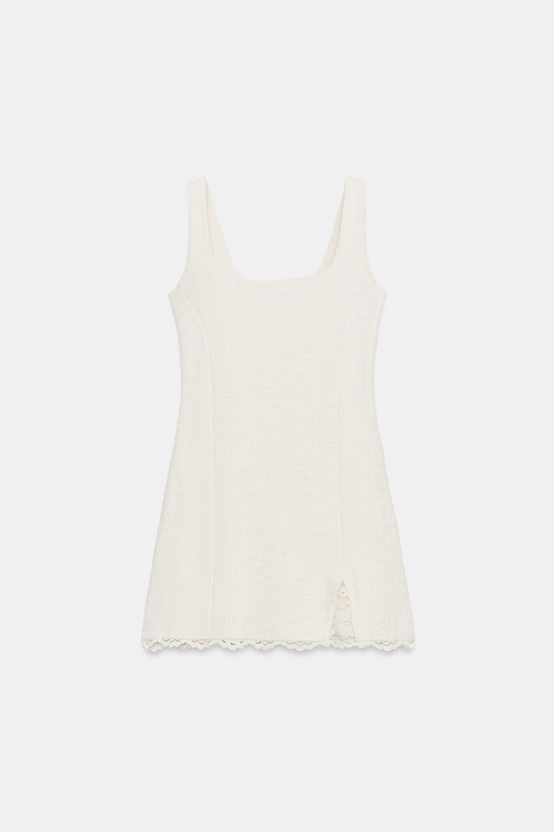 SHORT TEXTURED DRESS by ZARA
