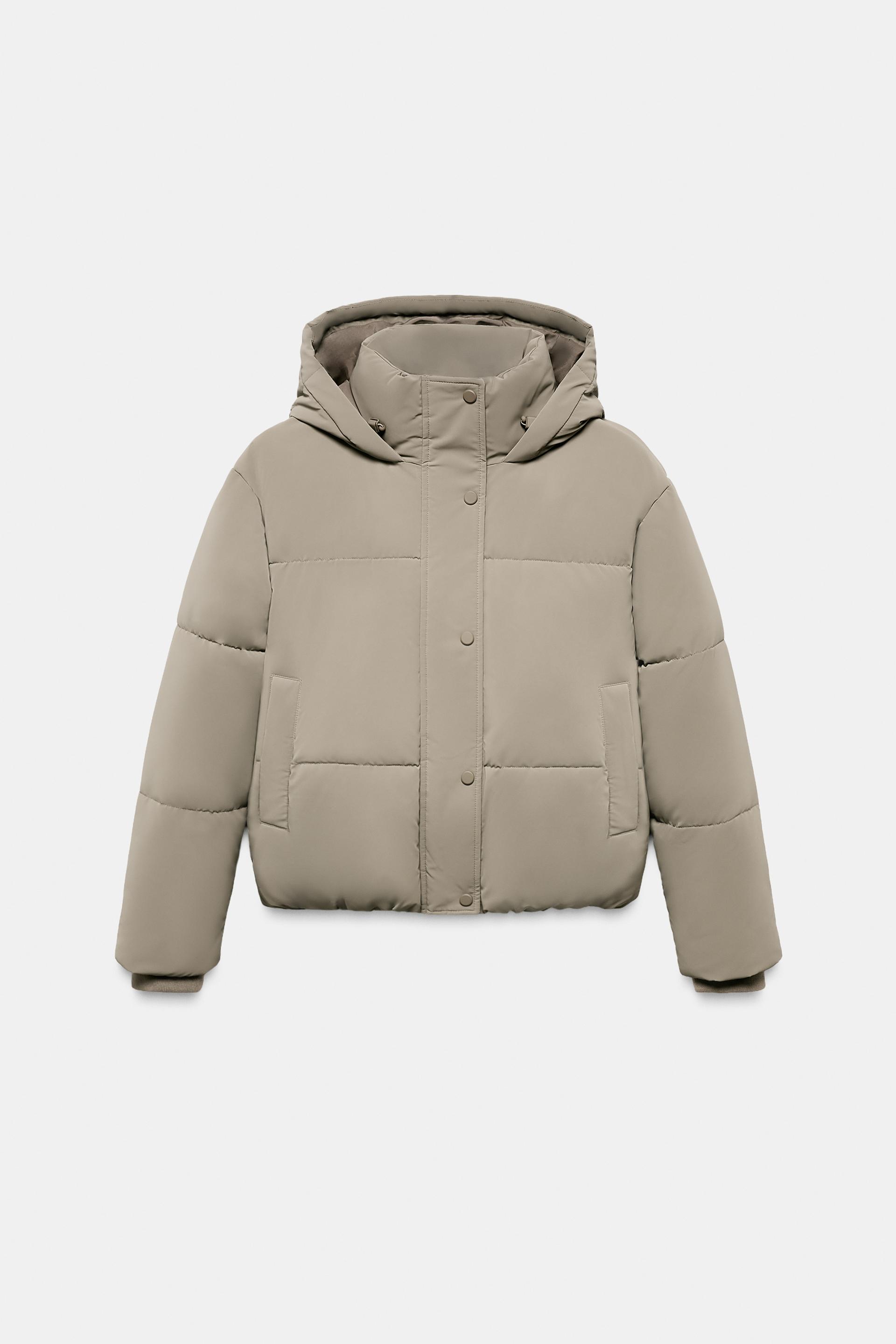 SHORT WATER REPELLENT WINDPROOF HOODIE ANORAK by ZARA