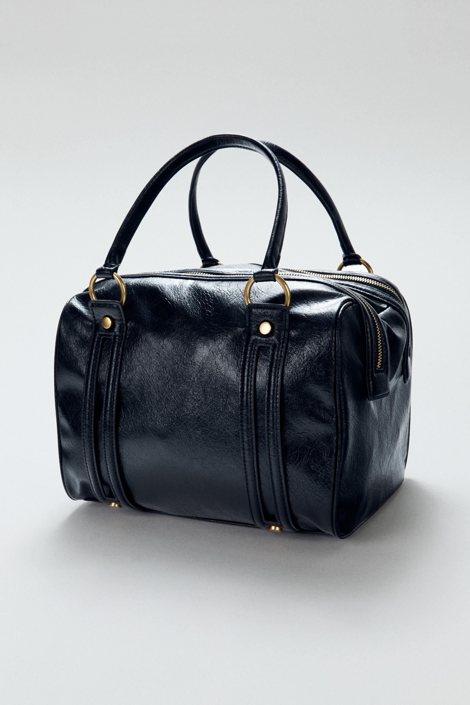 SHOULDER BAG WITH METAL DETAILS by ZARA