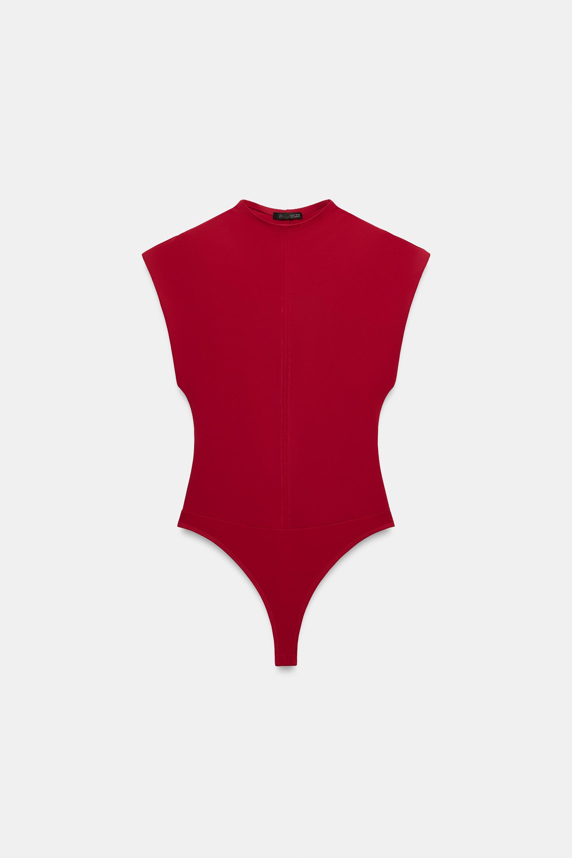 SHOULDER PAD BODYSUIT by ZARA