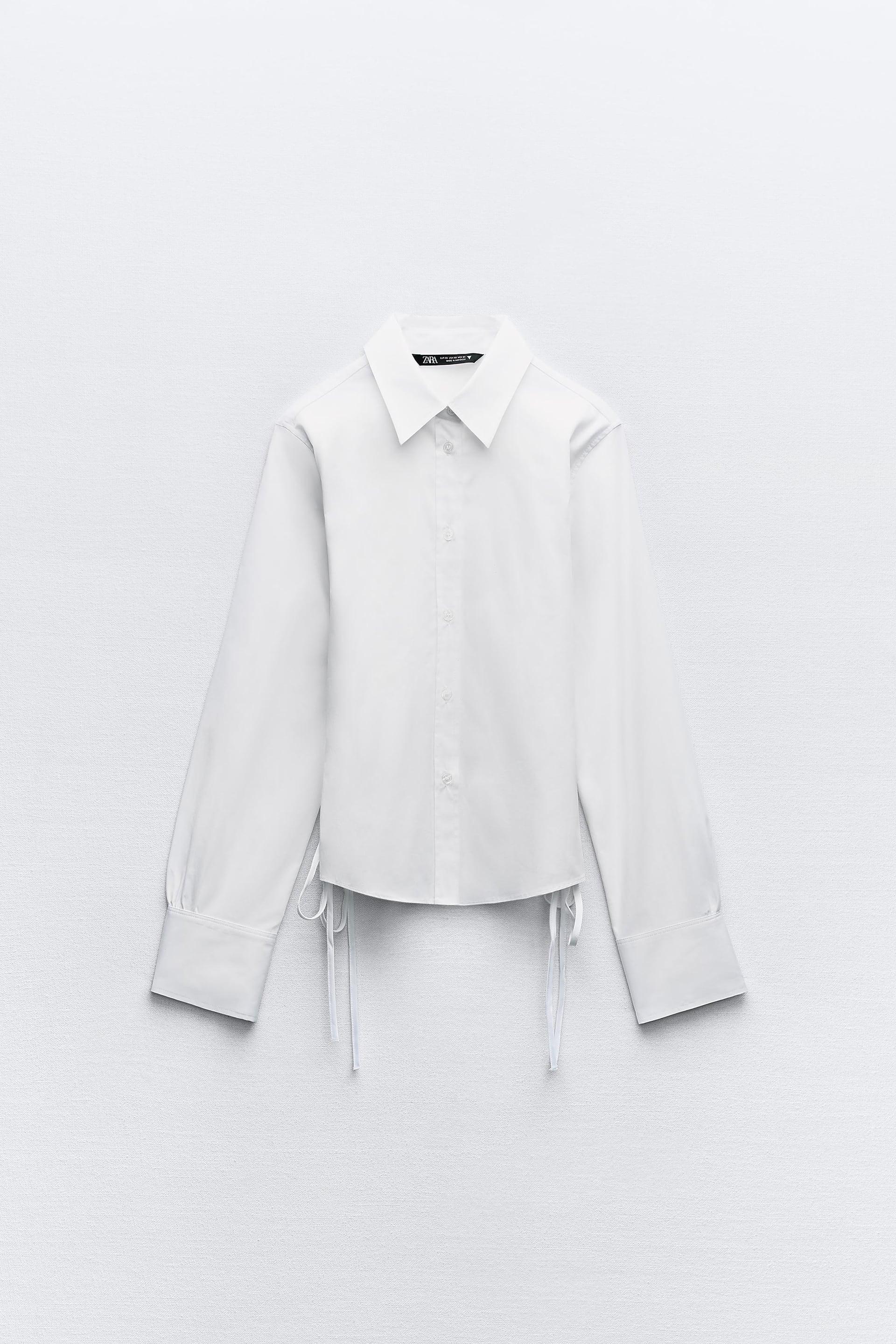 SIDE TIES TRENCH SHIRT by ZARA