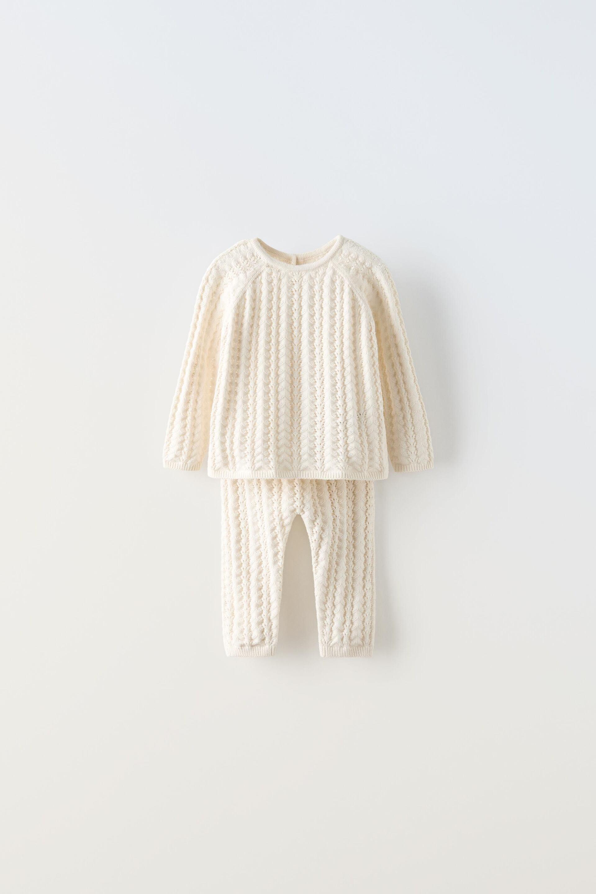 SILK COTTON KNIT SET by ZARA