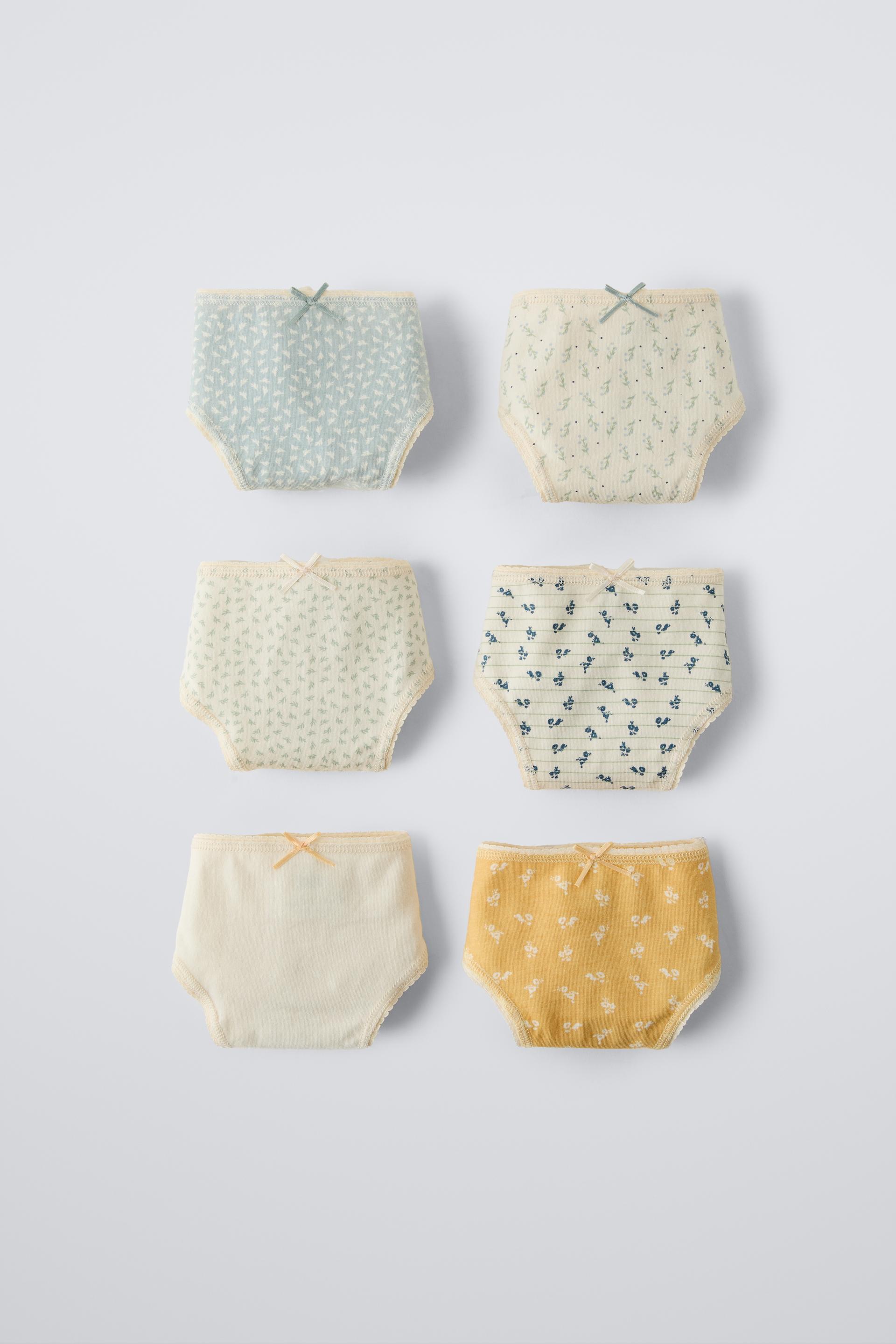 SIX-PACK OF FLORAL UNDERWEAR by ZARA