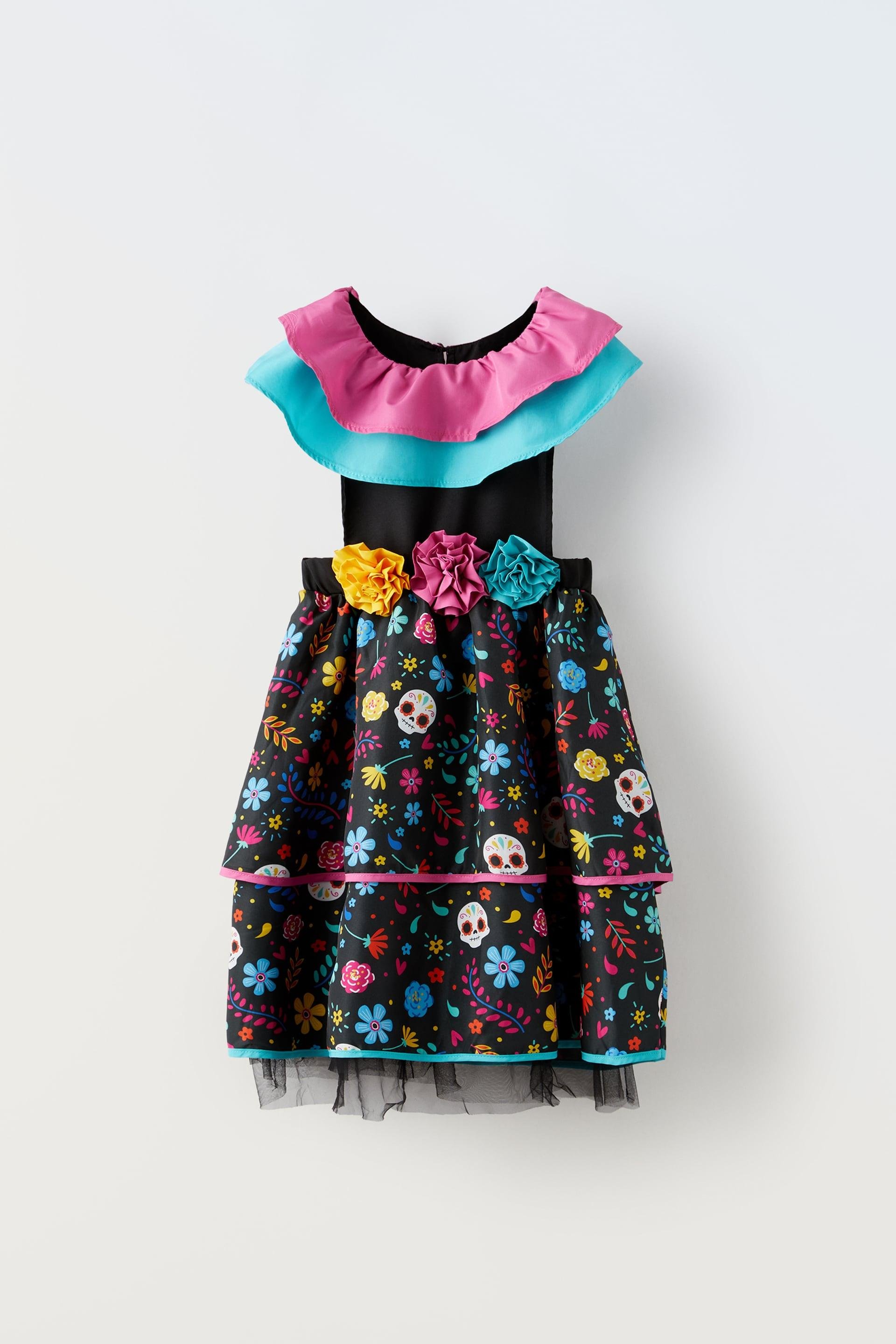SKULL AND FLOWERS COSTUME by ZARA