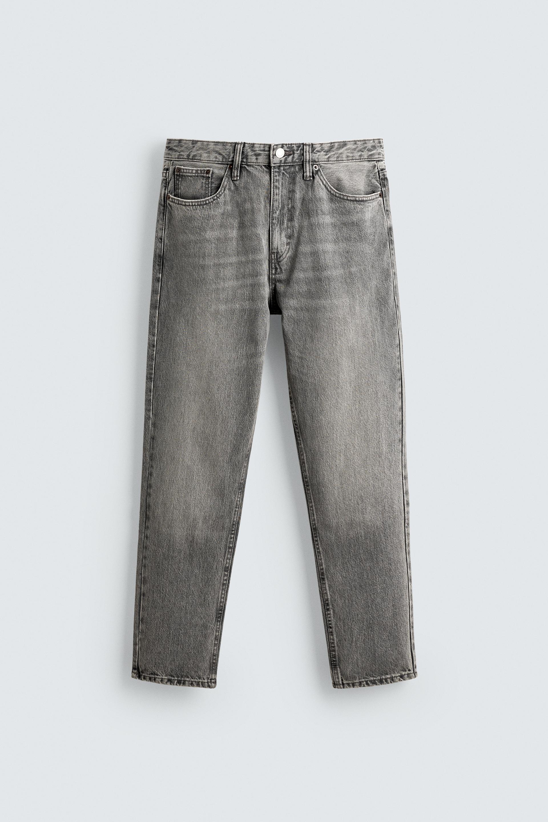 SLIM CROPPED FIT JEANS by ZARA