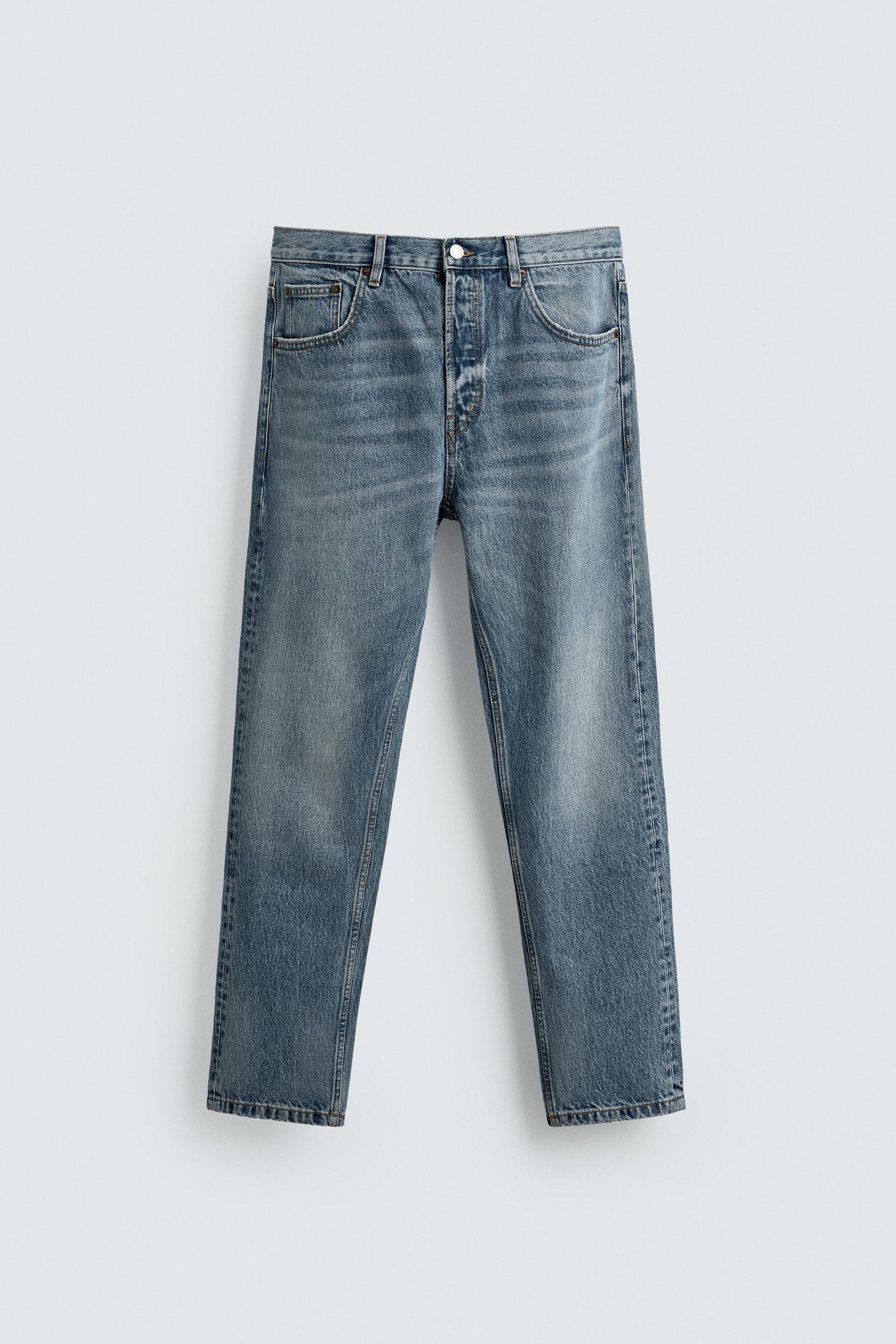 SLIM CROPPED FIT JEANS by ZARA