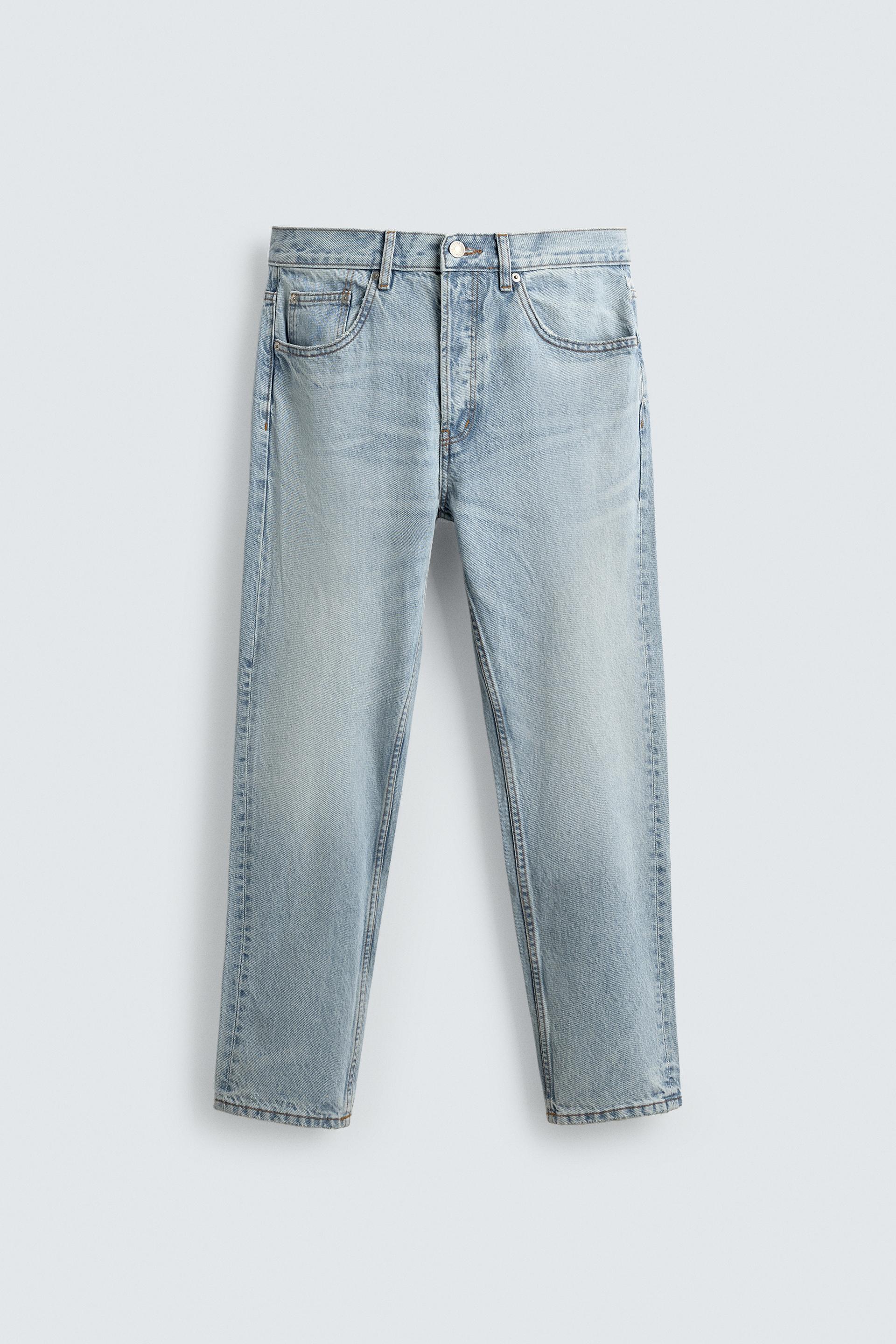 SLIM CROPPED FIT JEANS by ZARA