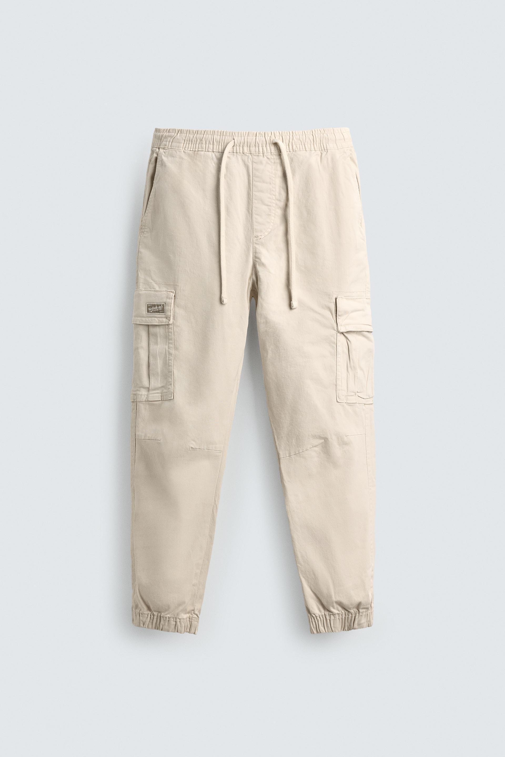 SLIM FIT CARGO PANTS by ZARA