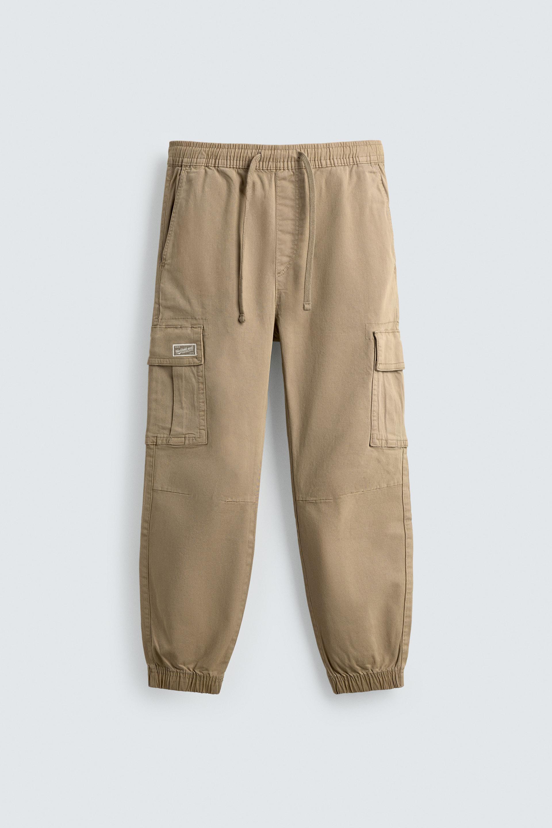 SLIM FIT CARGO PANTS by ZARA