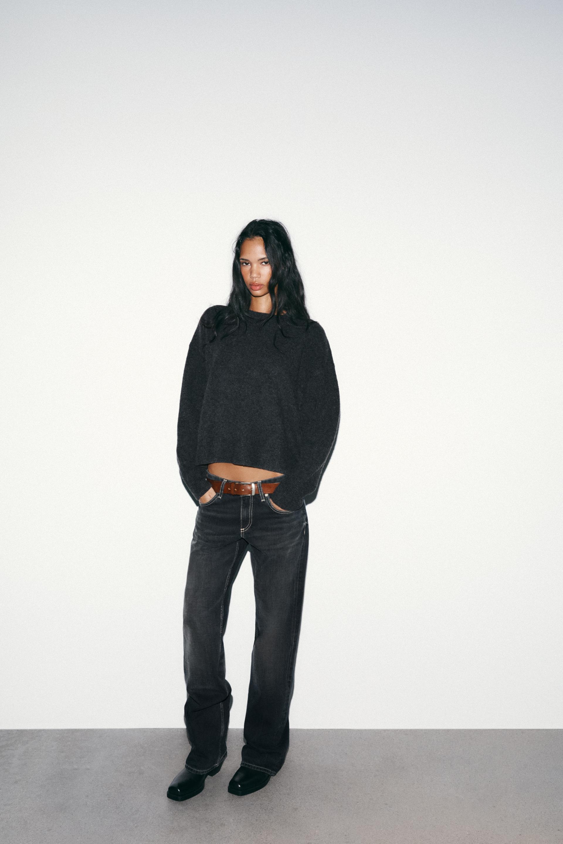 SOFT FEEL KNIT JUMPER by ZARA