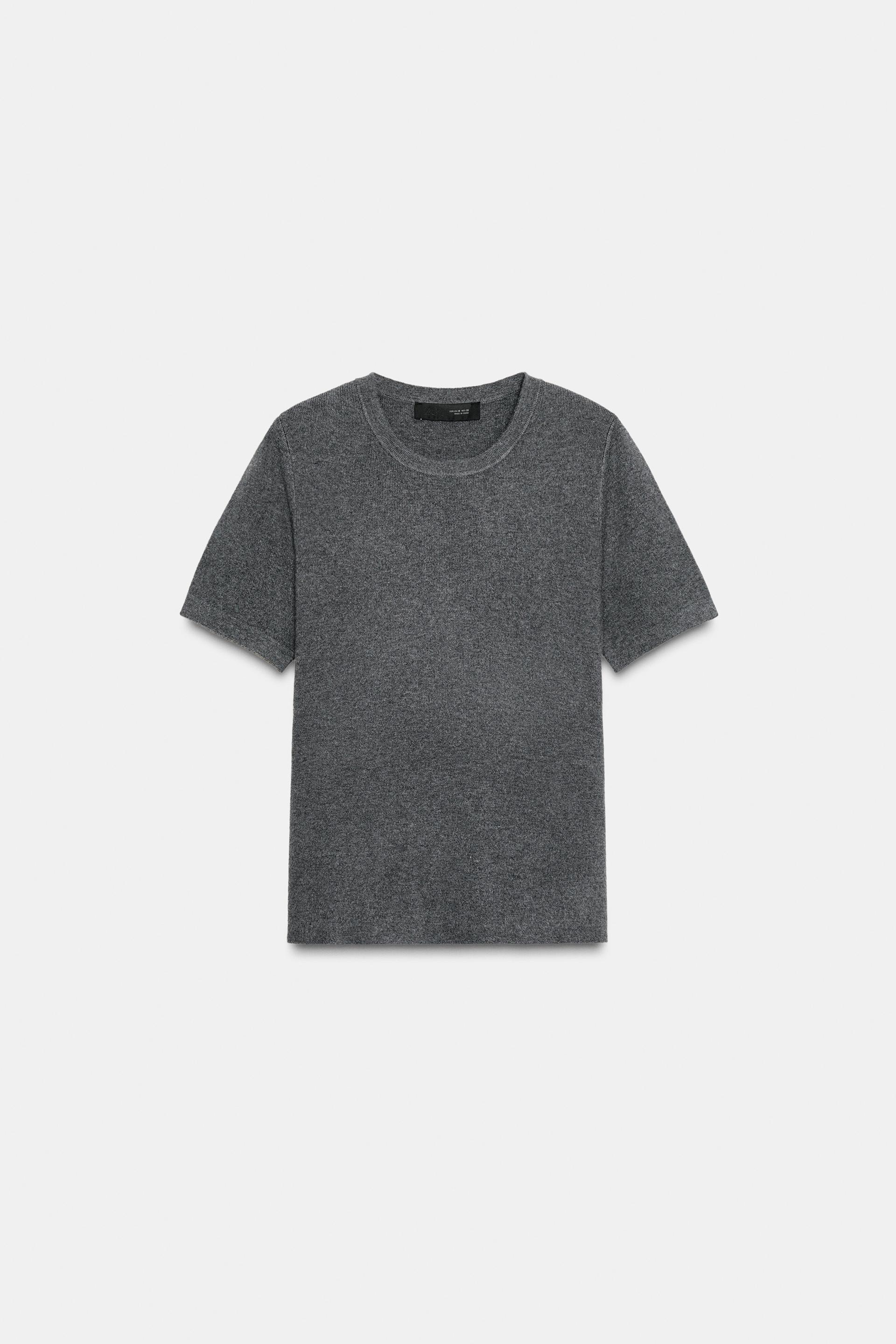 SOFT FEEL SHORT SLEEVE KNIT JUMPER by ZARA