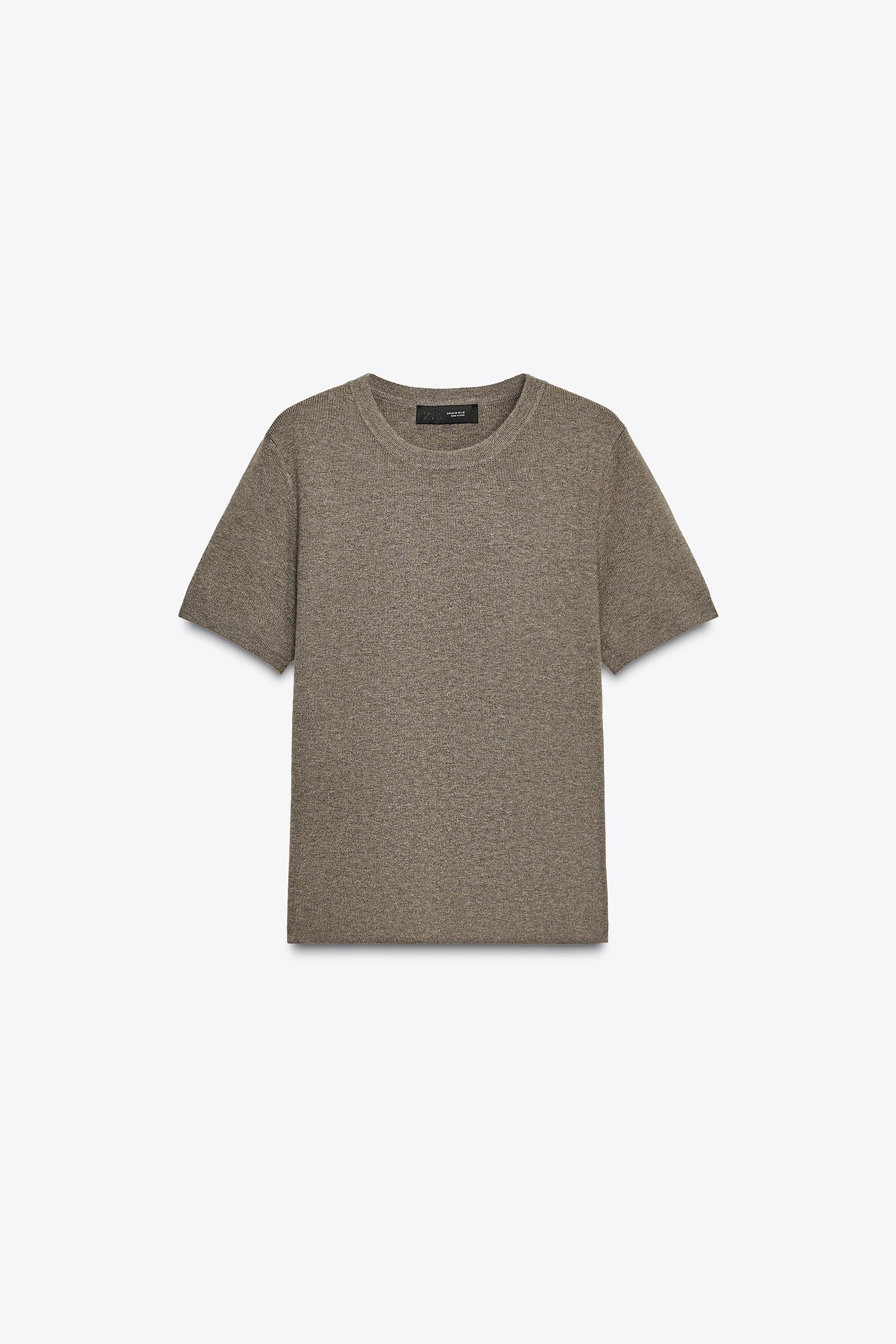 SOFT FEEL SHORT SLEEVE KNIT JUMPER by ZARA