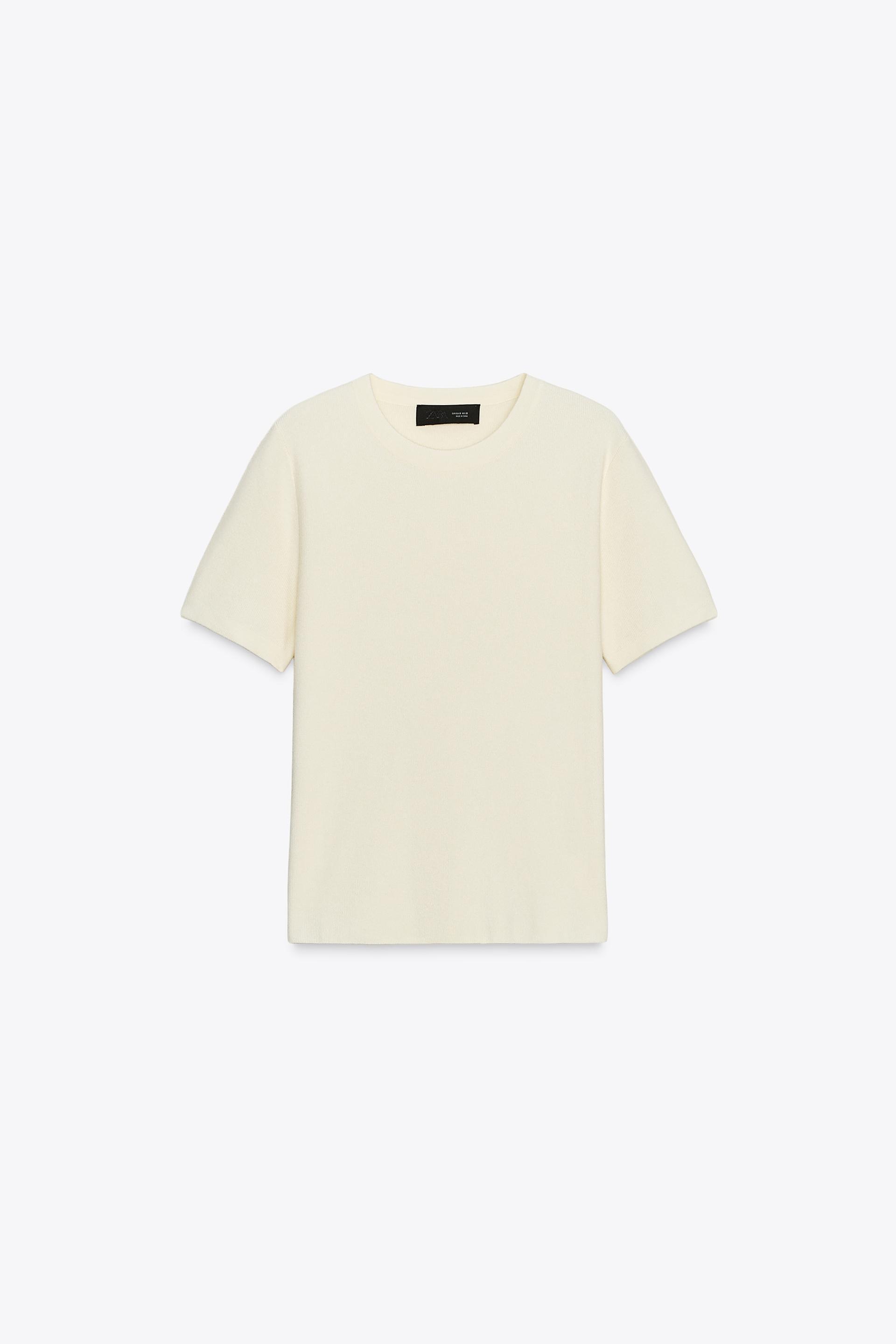 SOFT FEEL SHORT SLEEVE KNIT JUMPER by ZARA