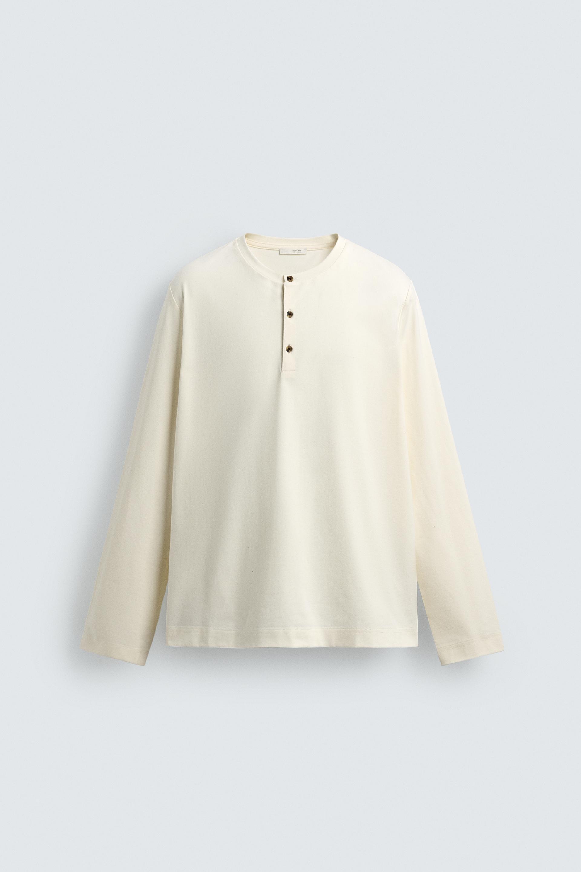 SOFT HENLEY SHIRT by ZARA