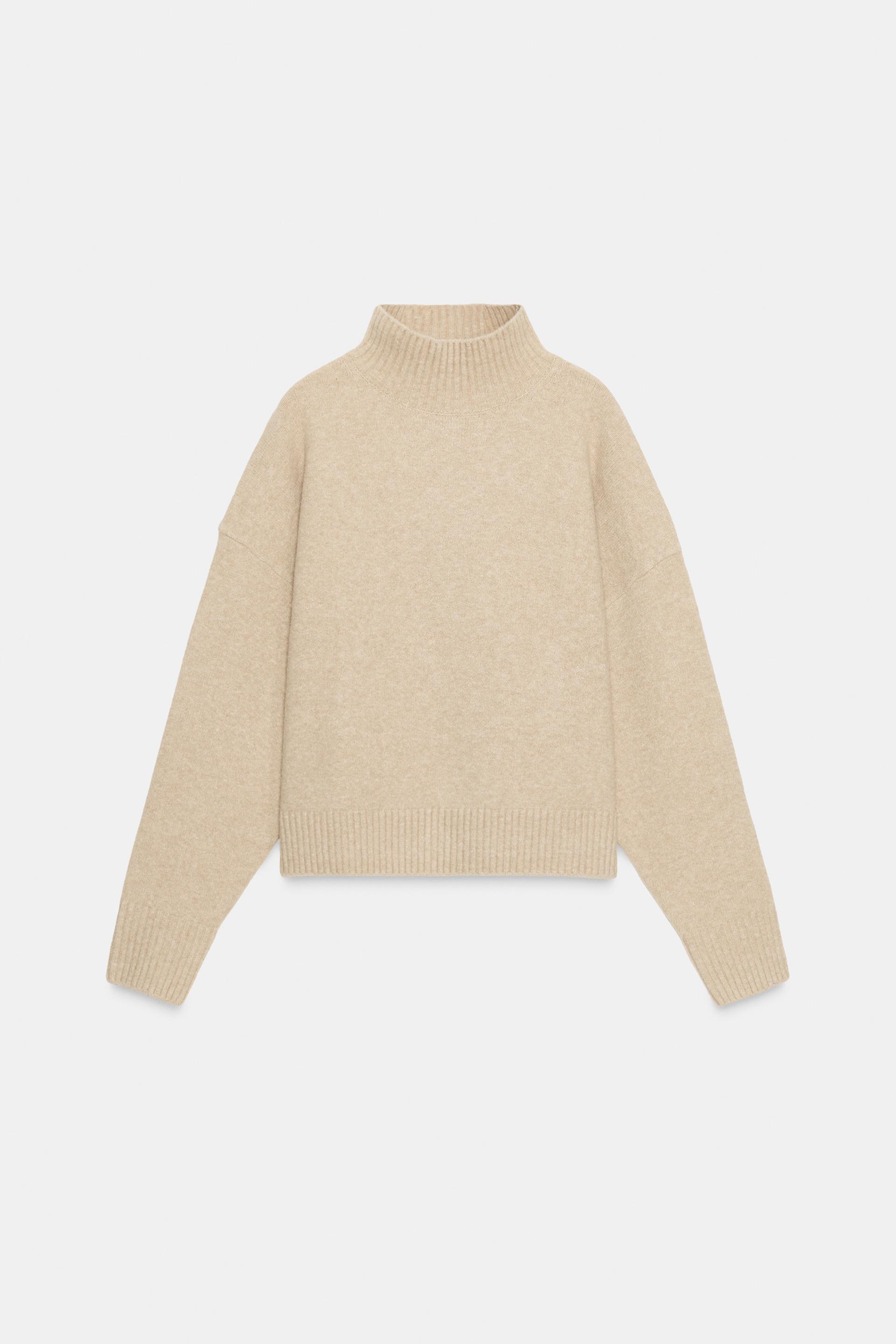 SOFT KNIT HIGH NECK JUMPER by ZARA