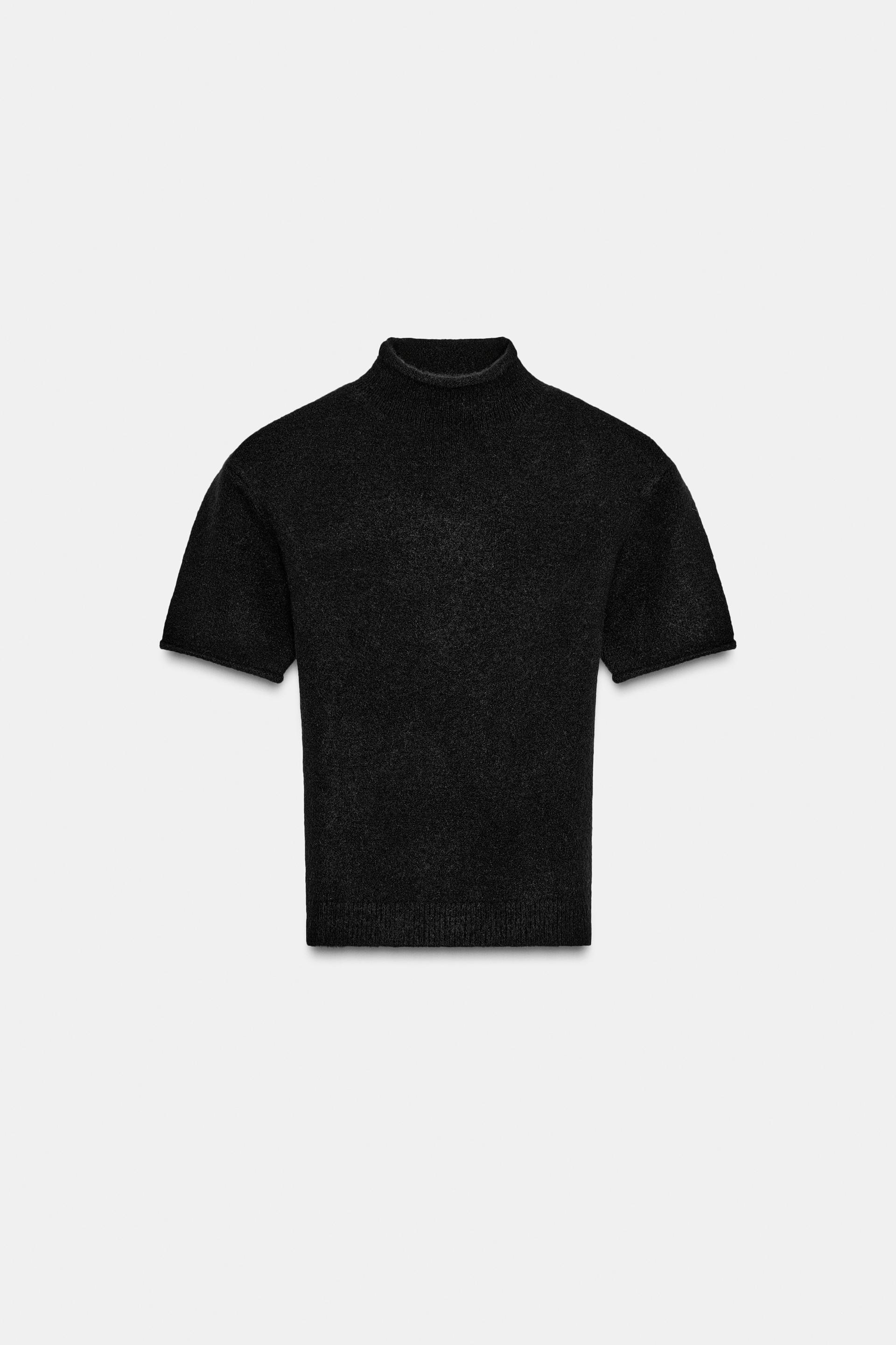 SOFT KNIT SHORT SLEEVE JUMPER by ZARA