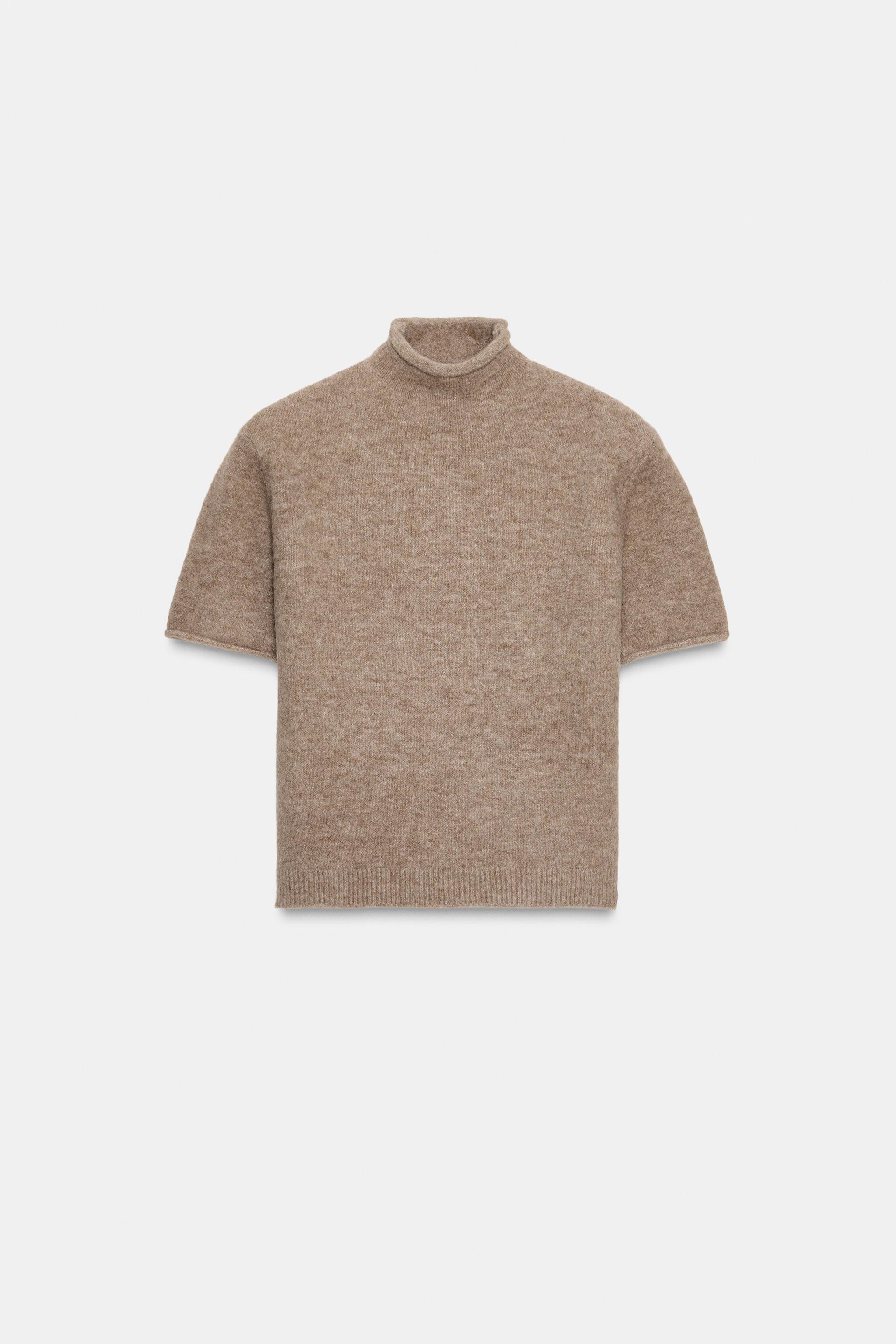 SOFT KNIT SHORT SLEEVE JUMPER by ZARA