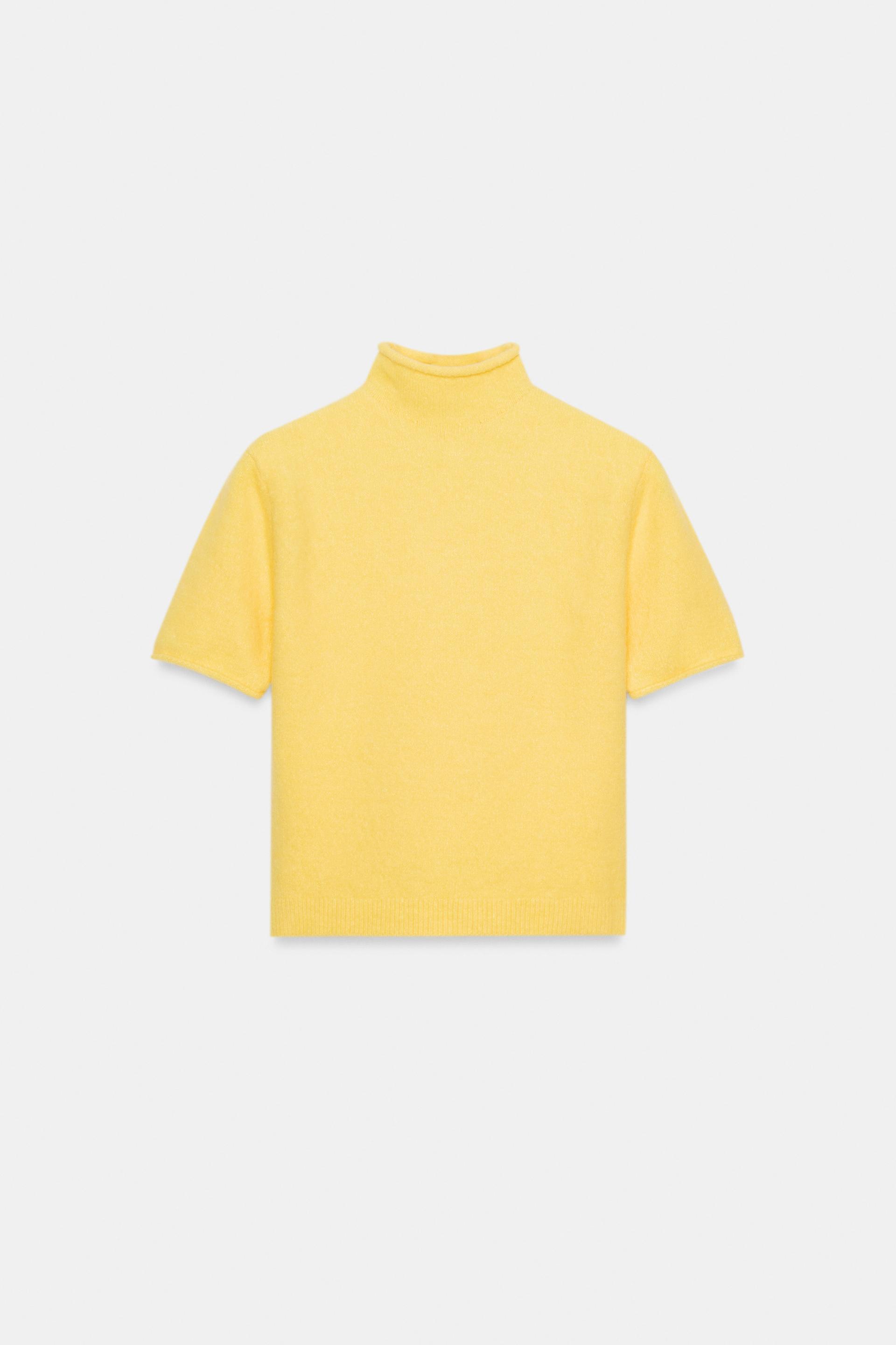 SOFT KNIT SHORT SLEEVE JUMPER by ZARA