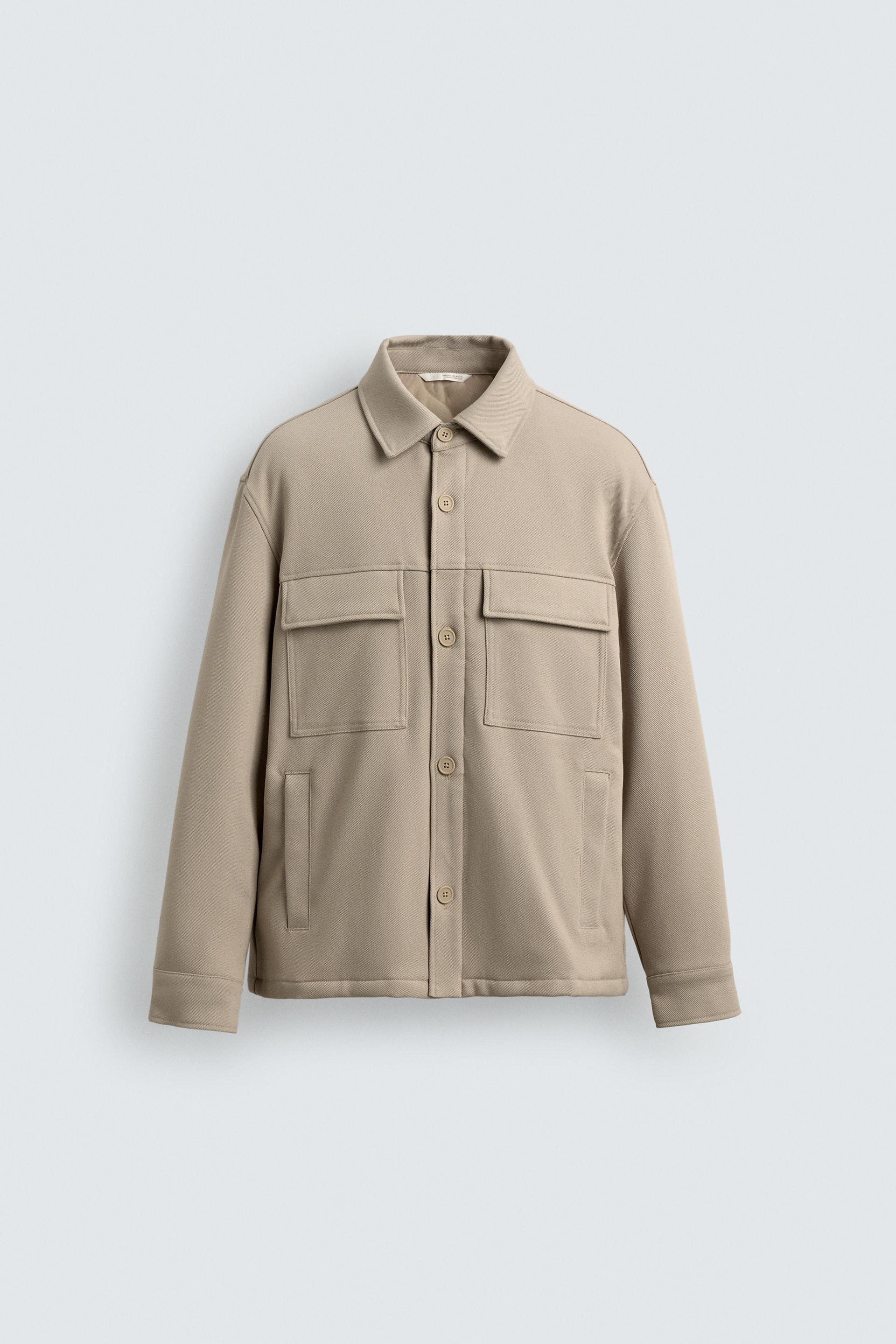 SOFT QUILTED OVERSHIRT by ZARA