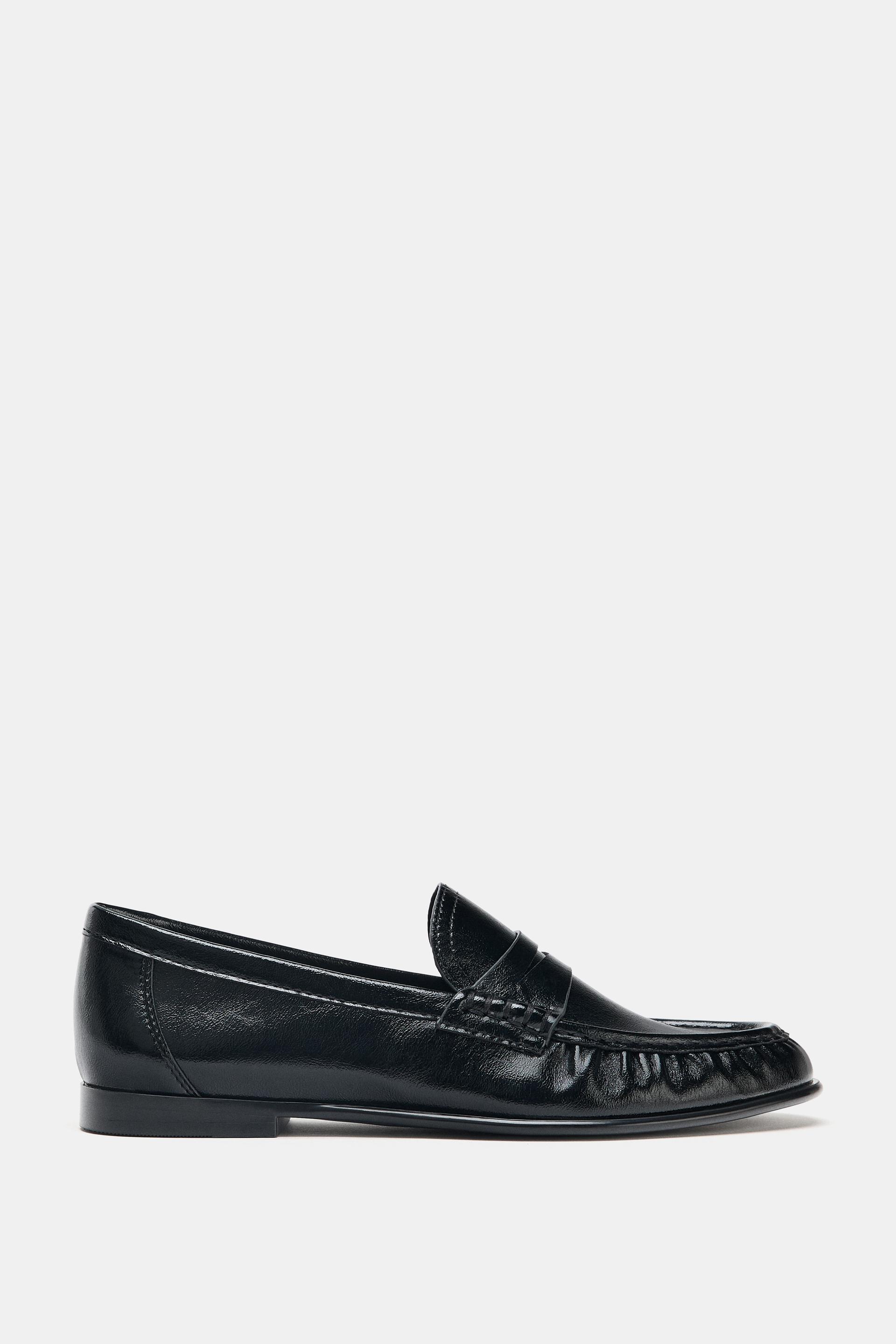 SOFT RUCHED LOAFERS by ZARA