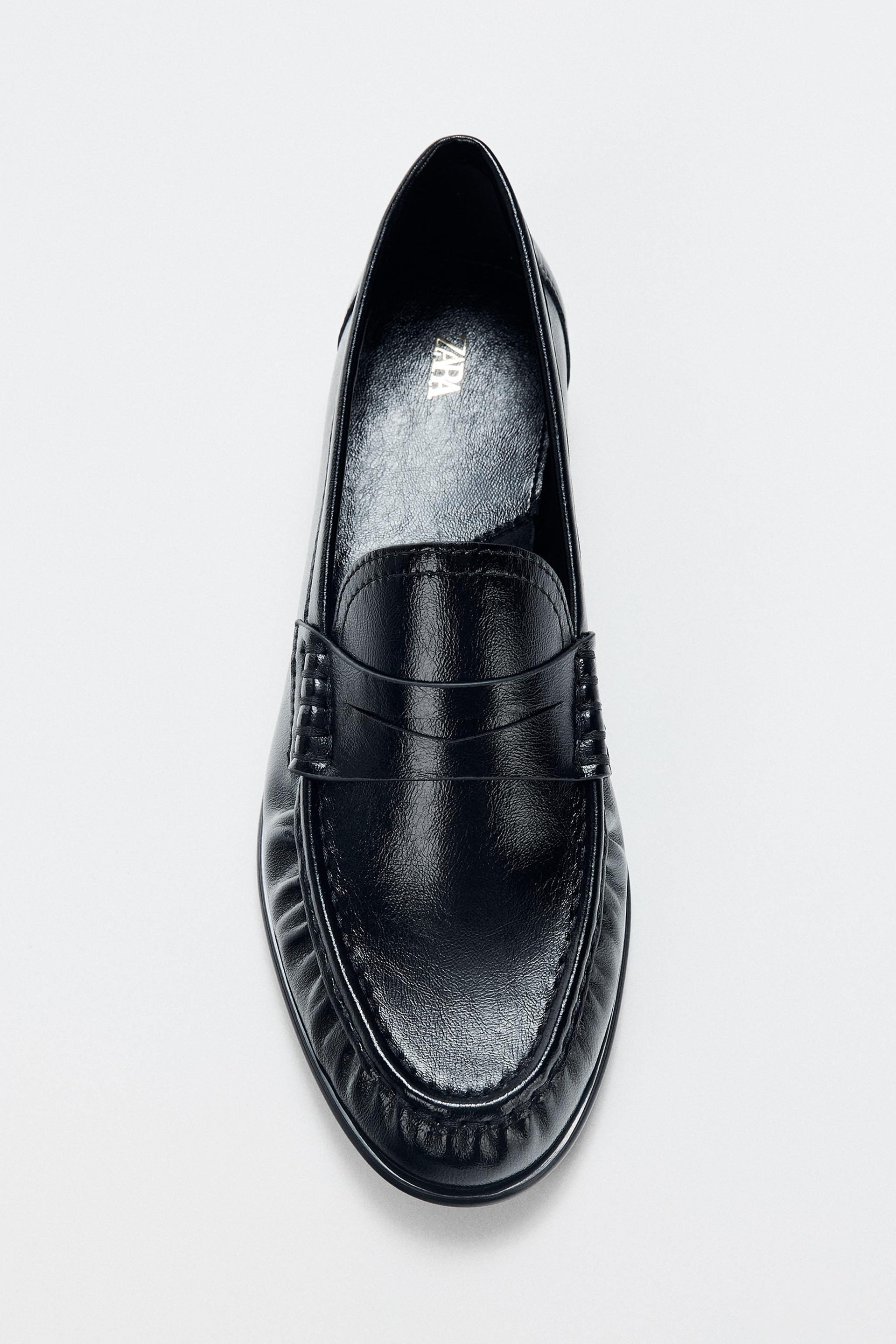 SOFT RUCHED LOAFERS by ZARA