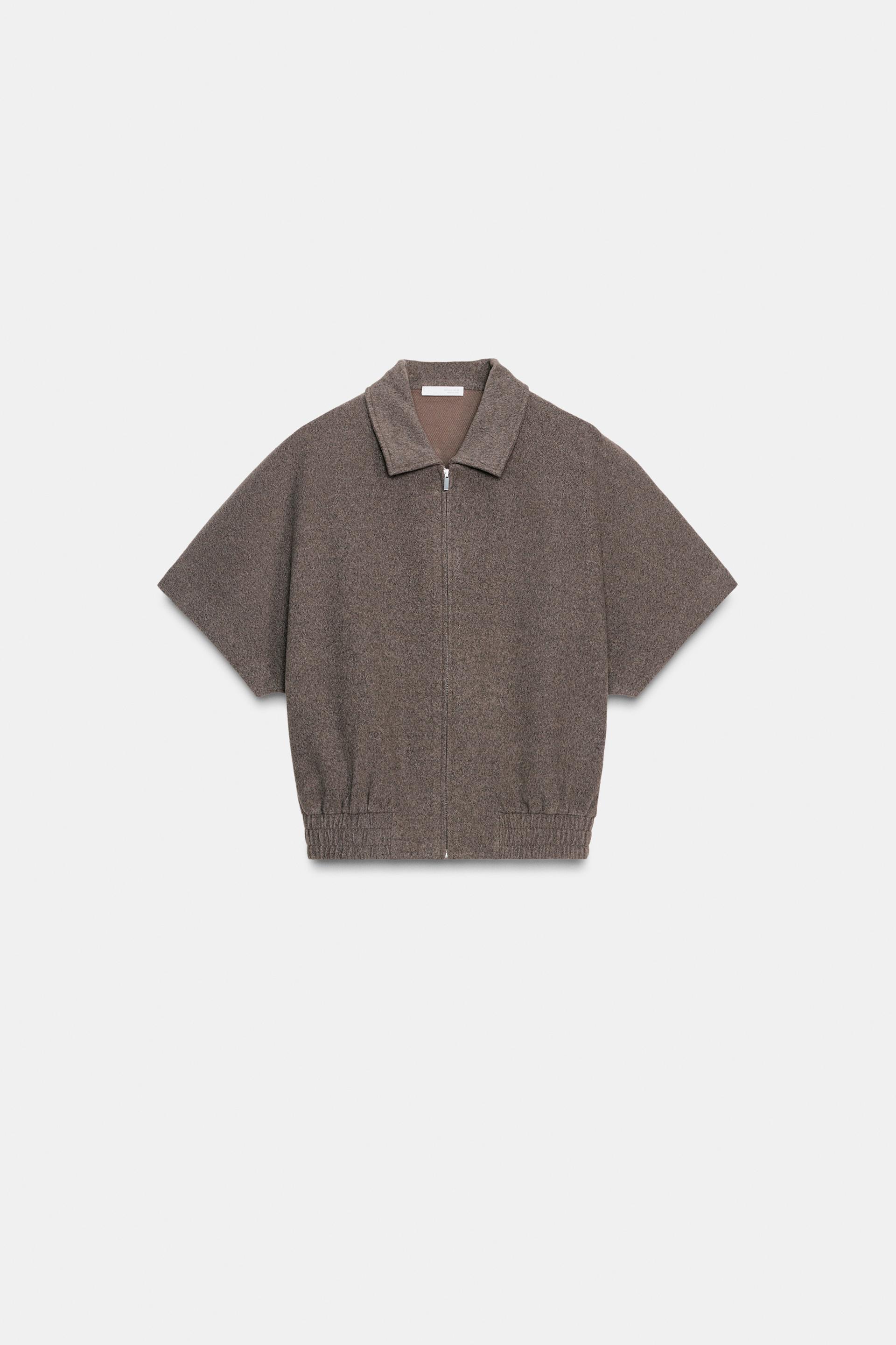 SOFT SHORT SLEEVE JACKET by ZARA