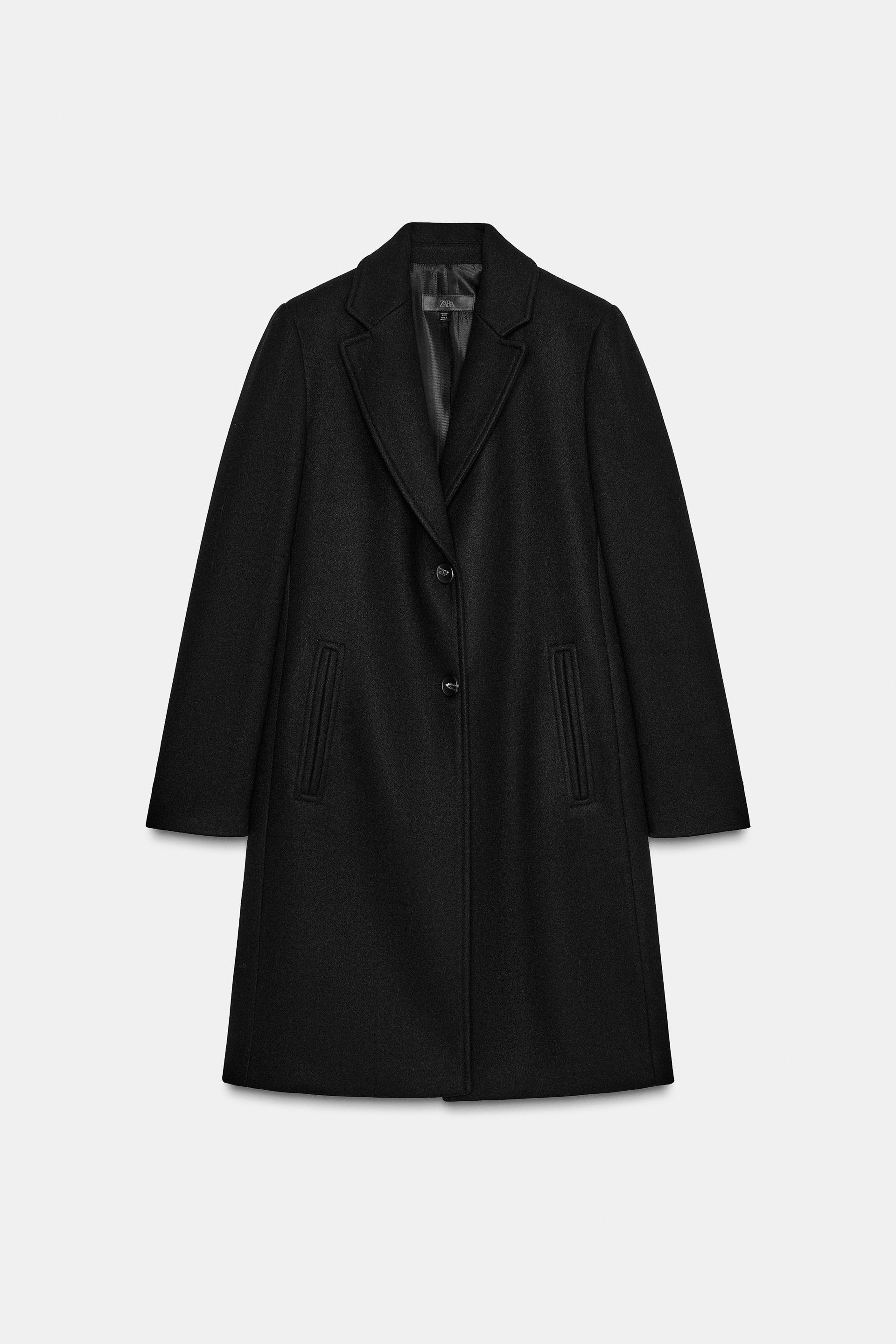SOFT SHOULDER PAD COAT by ZARA