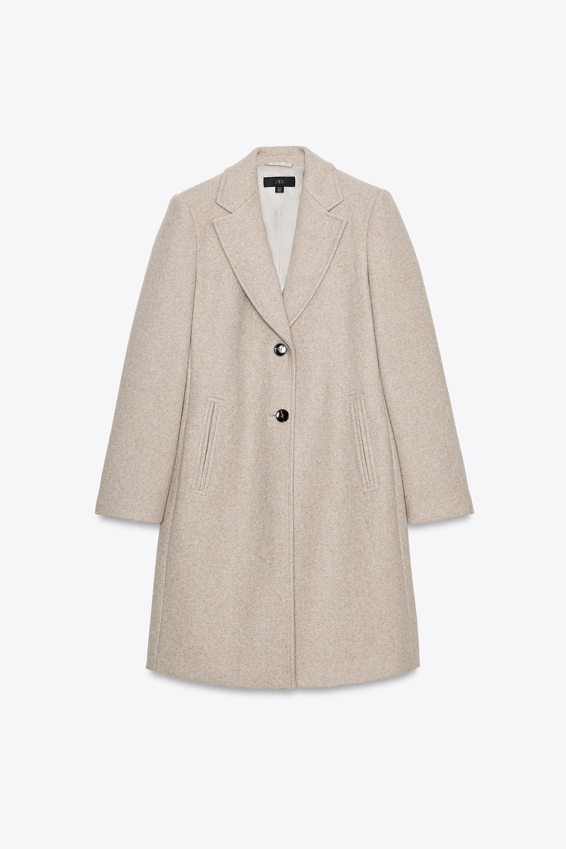 SOFT SHOULDER PAD COAT by ZARA