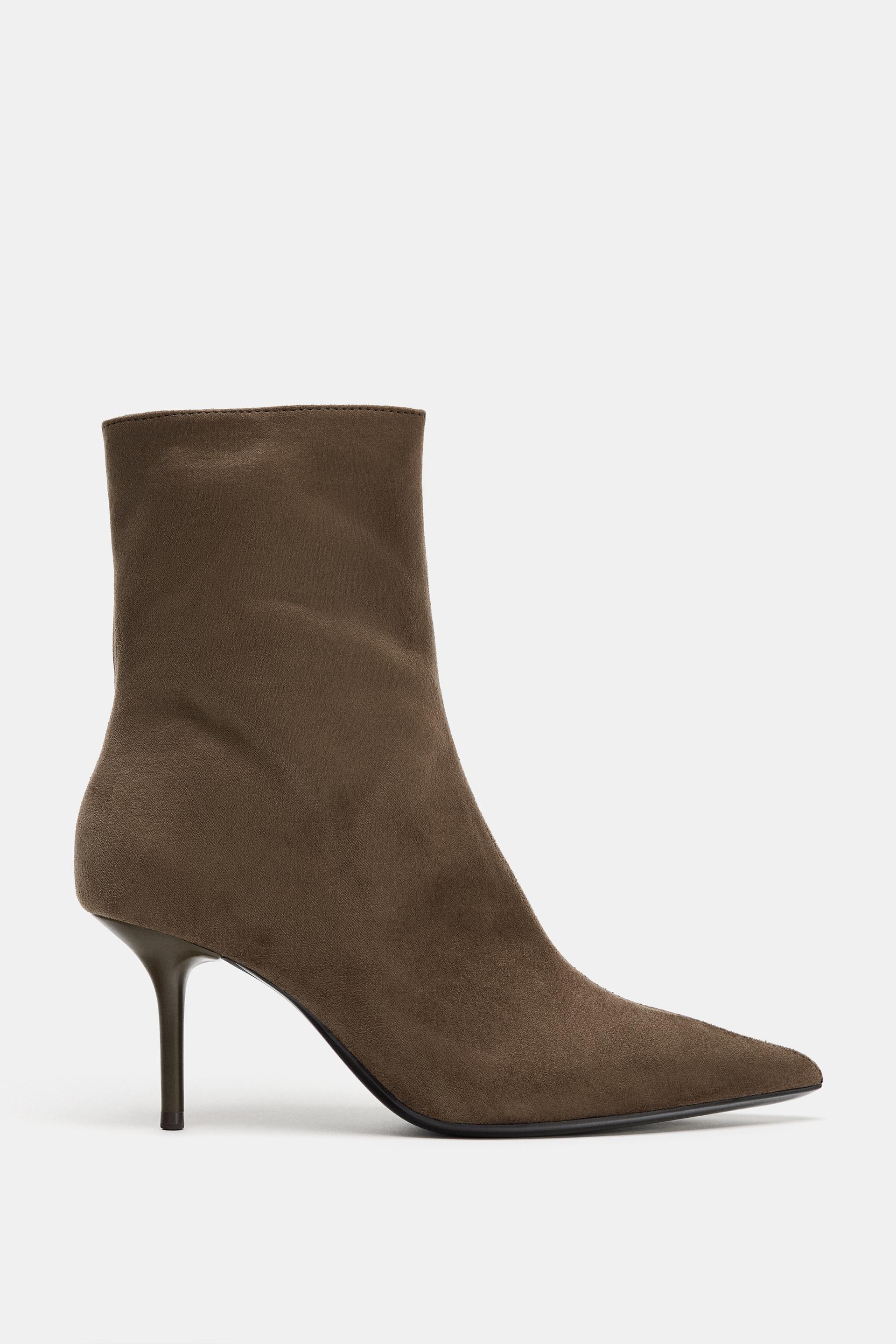 SOFT THIN HEEL ANKLE BOOTS by ZARA