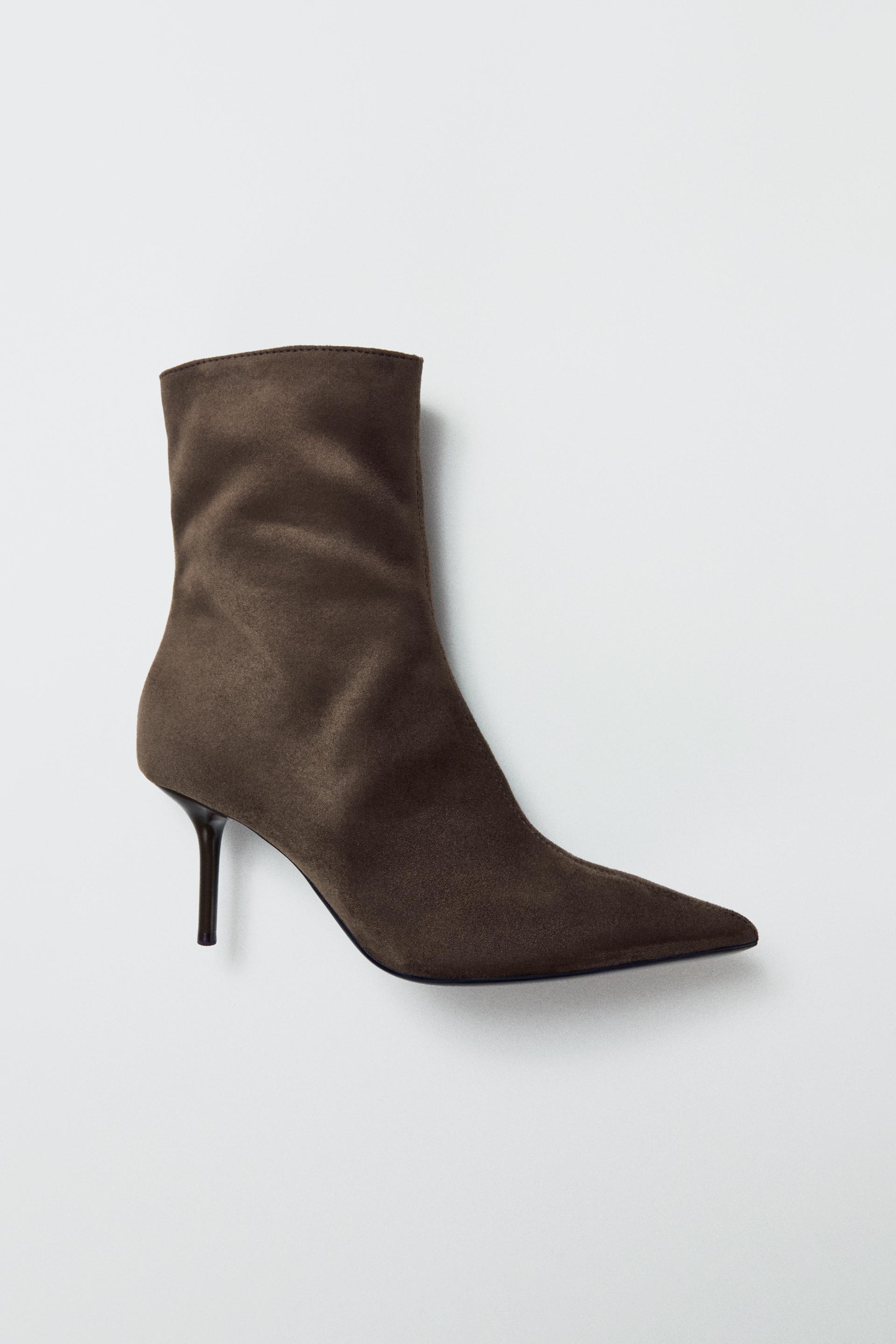 SOFT THIN HEEL ANKLE BOOTS by ZARA