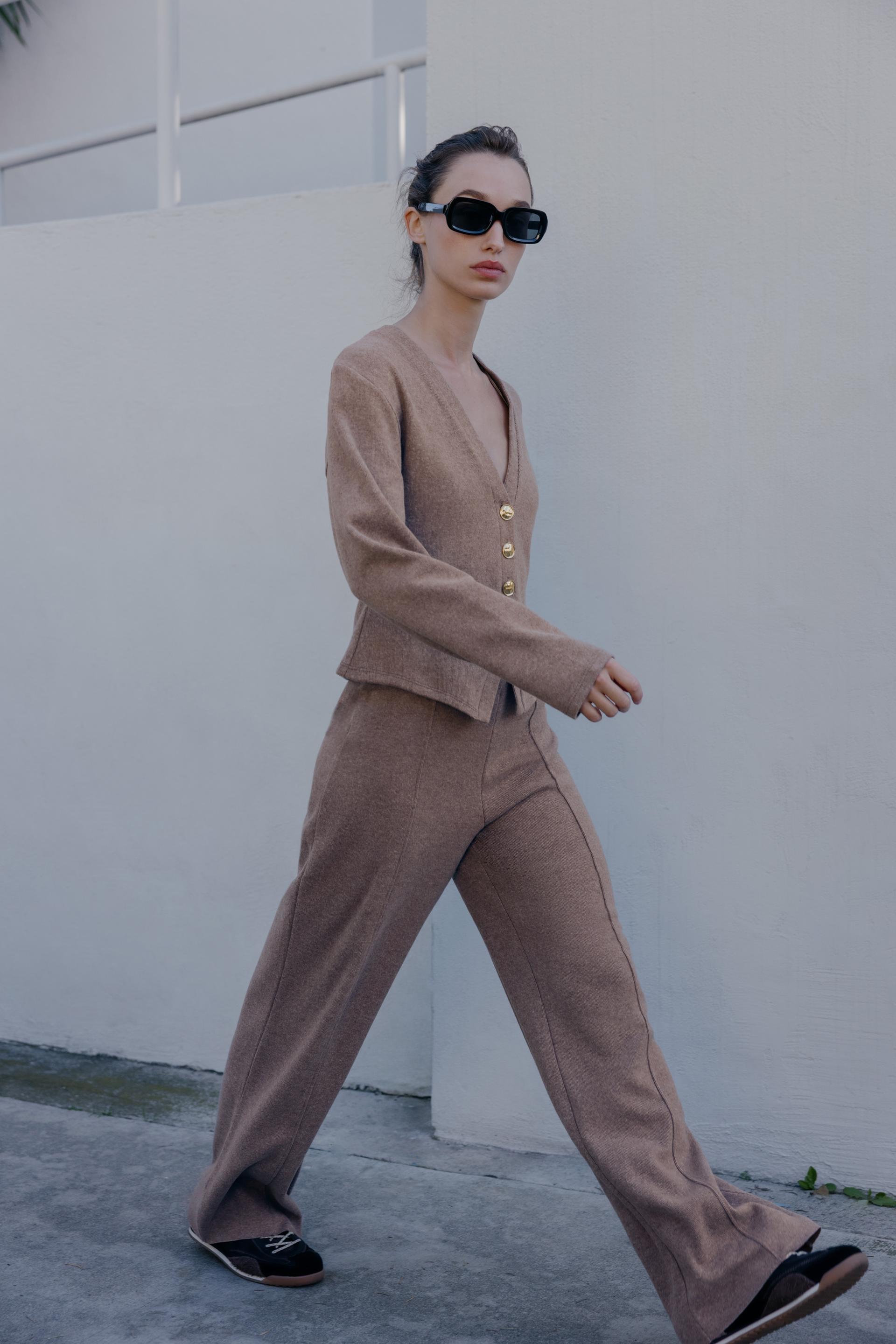 SOFT TOUCH PALAZZO PANTS by ZARA
