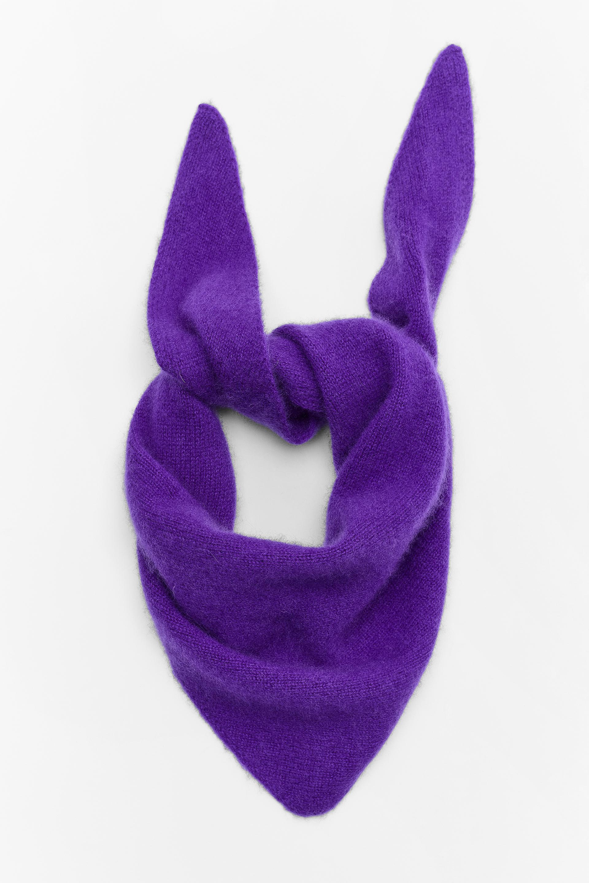 SOLID-COLOR 100% CASHMERE BANDANA by ZARA