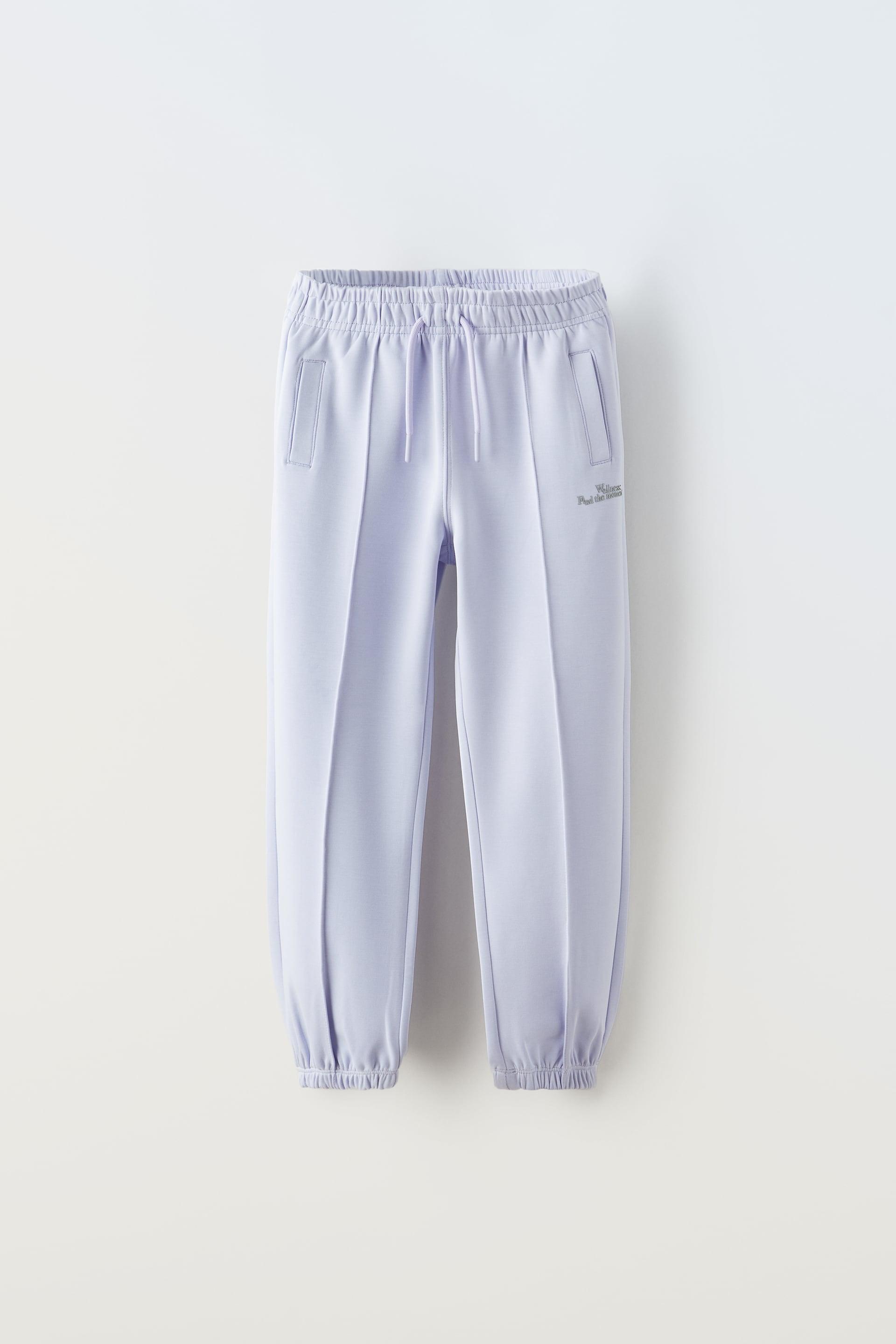 SPORTY MODAL BLEND PLUSH JOGGER PANTS by ZARA