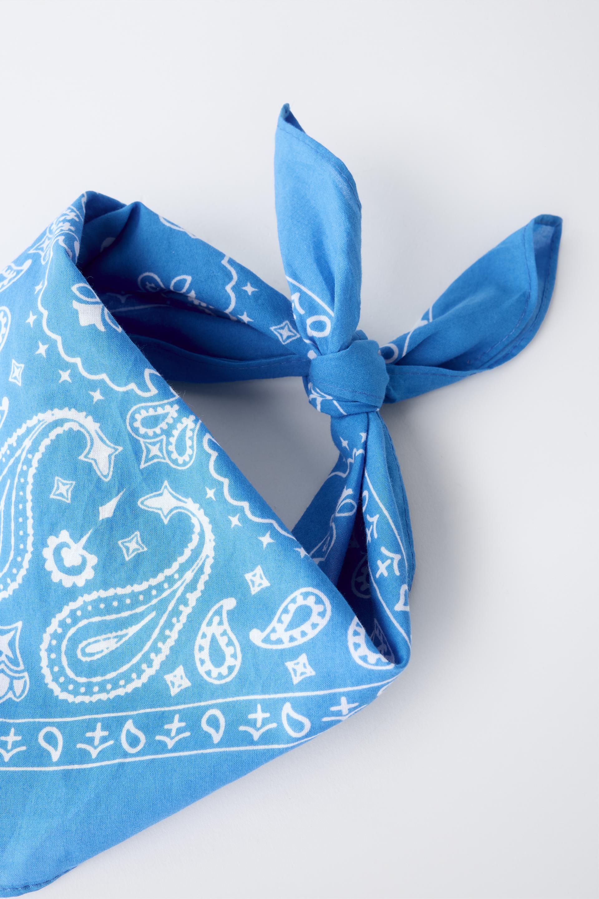 SQUARE PRINTED BANDANA by ZARA