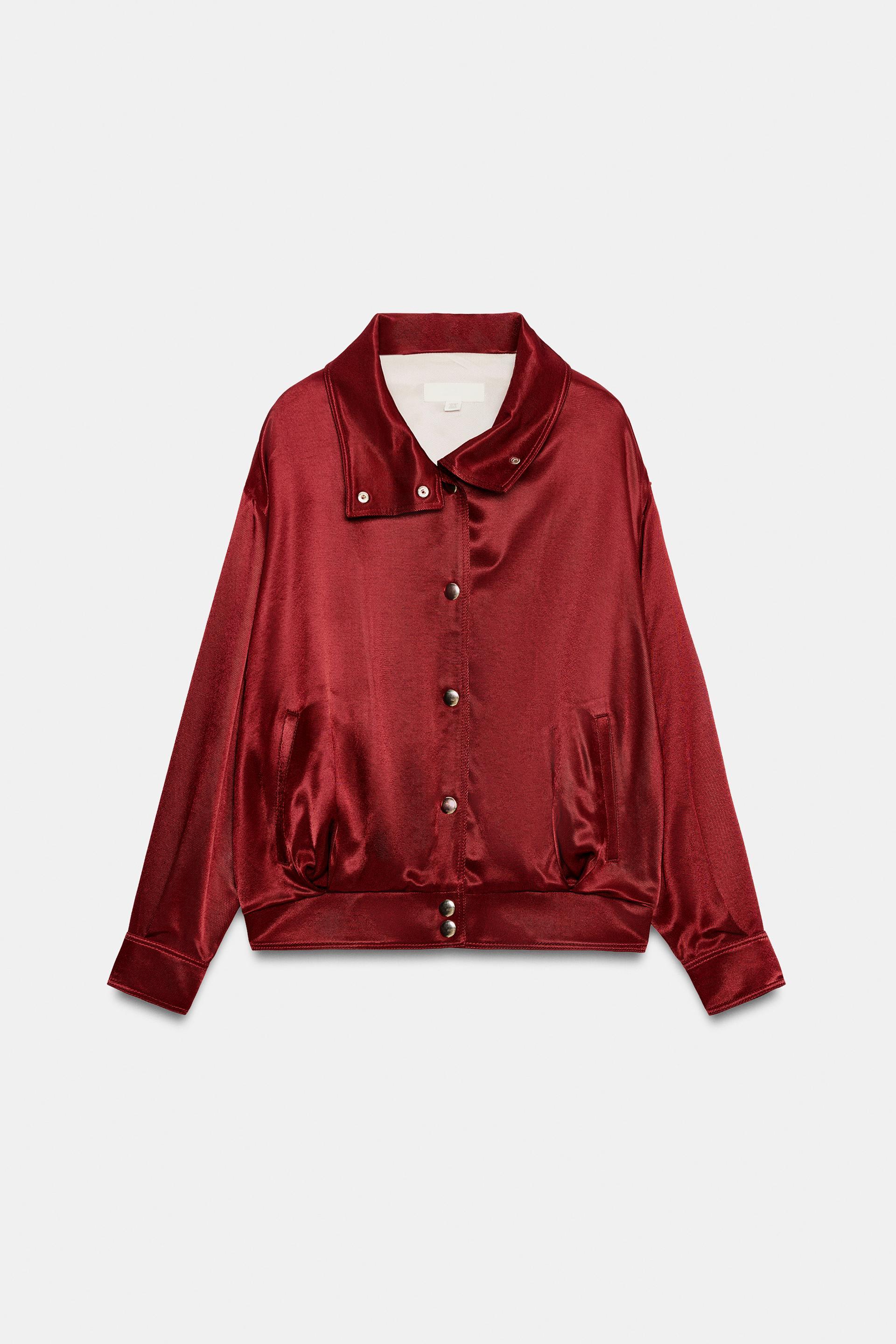 STAND-UP COLLAR BOMBER JACKET by ZARA