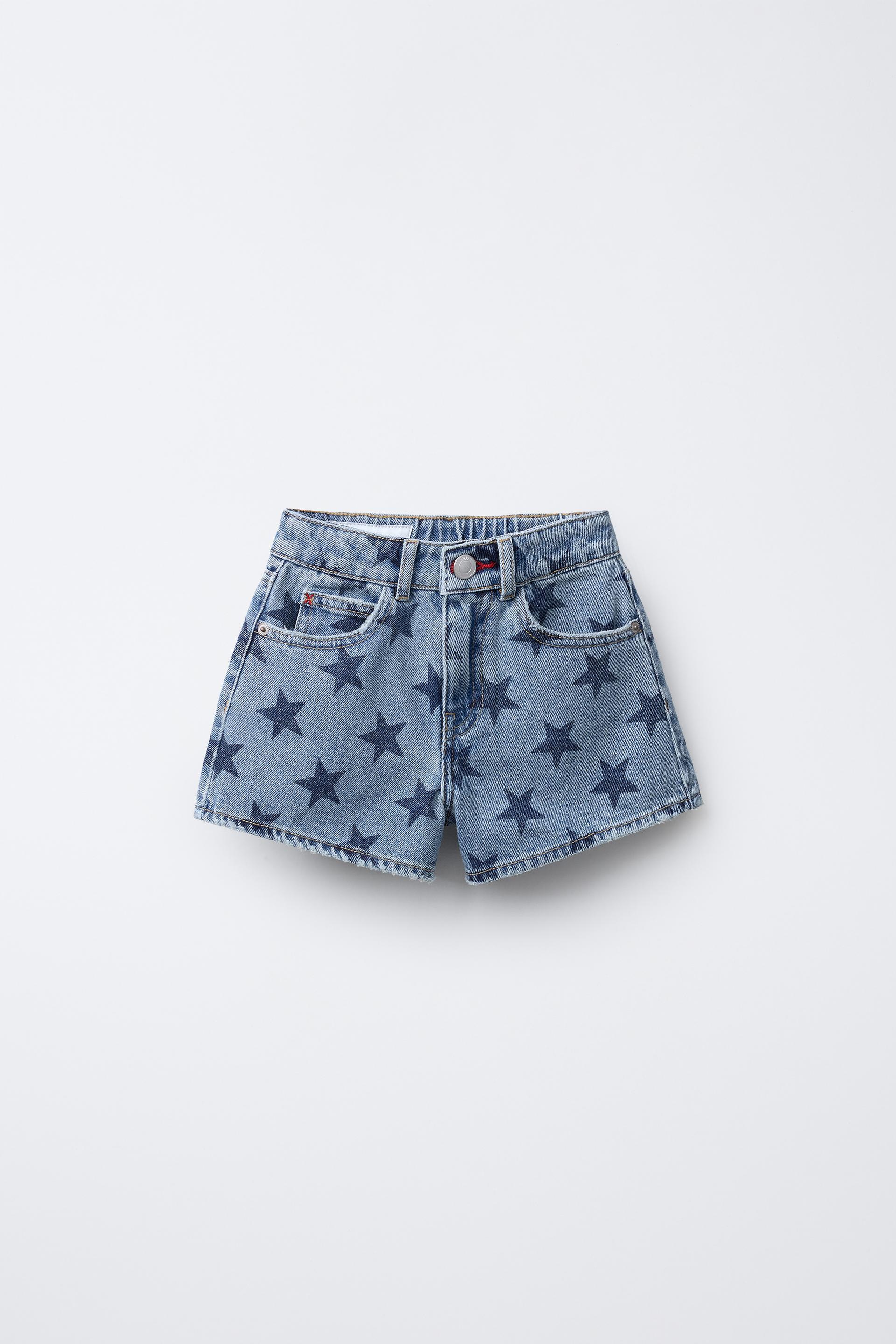 STAR DENIM SHORTS by ZARA