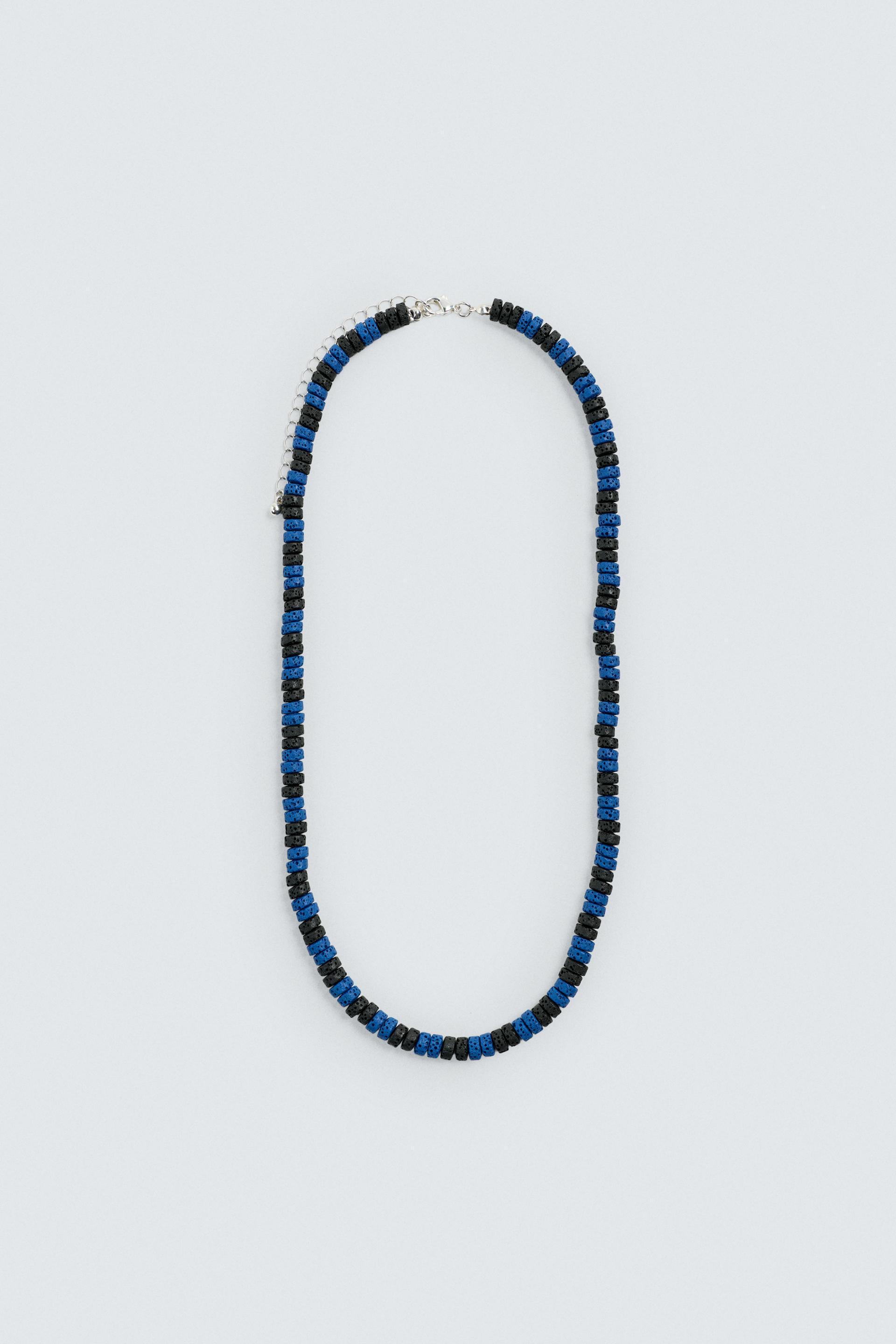 STONE BEAD NECKLACE by ZARA