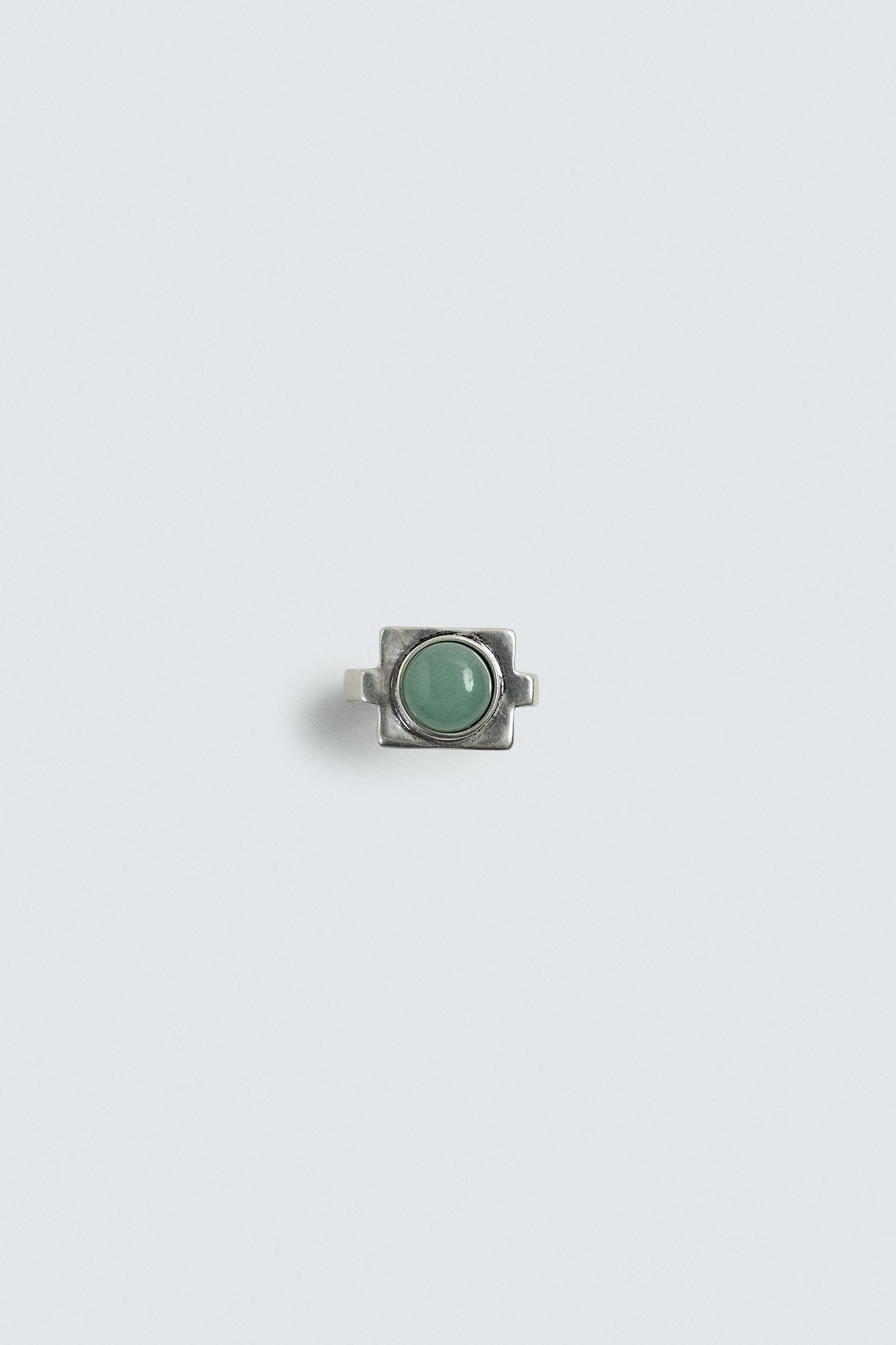 STONE SIGNET RING by ZARA