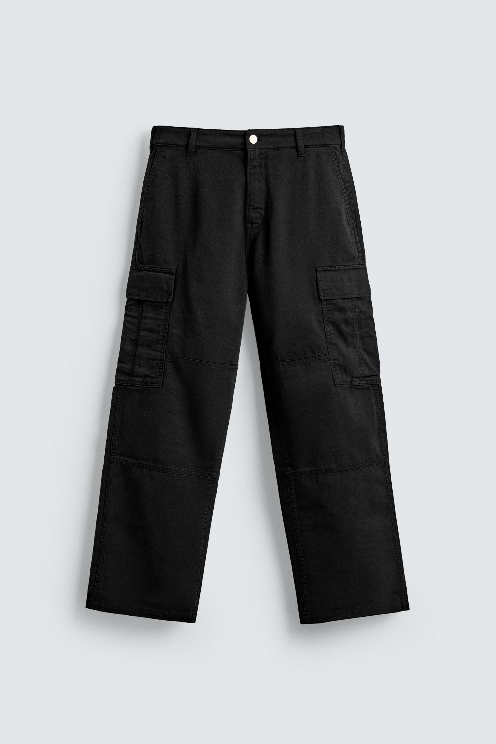 STRAIGHT FIT CARGO PANTS by ZARA