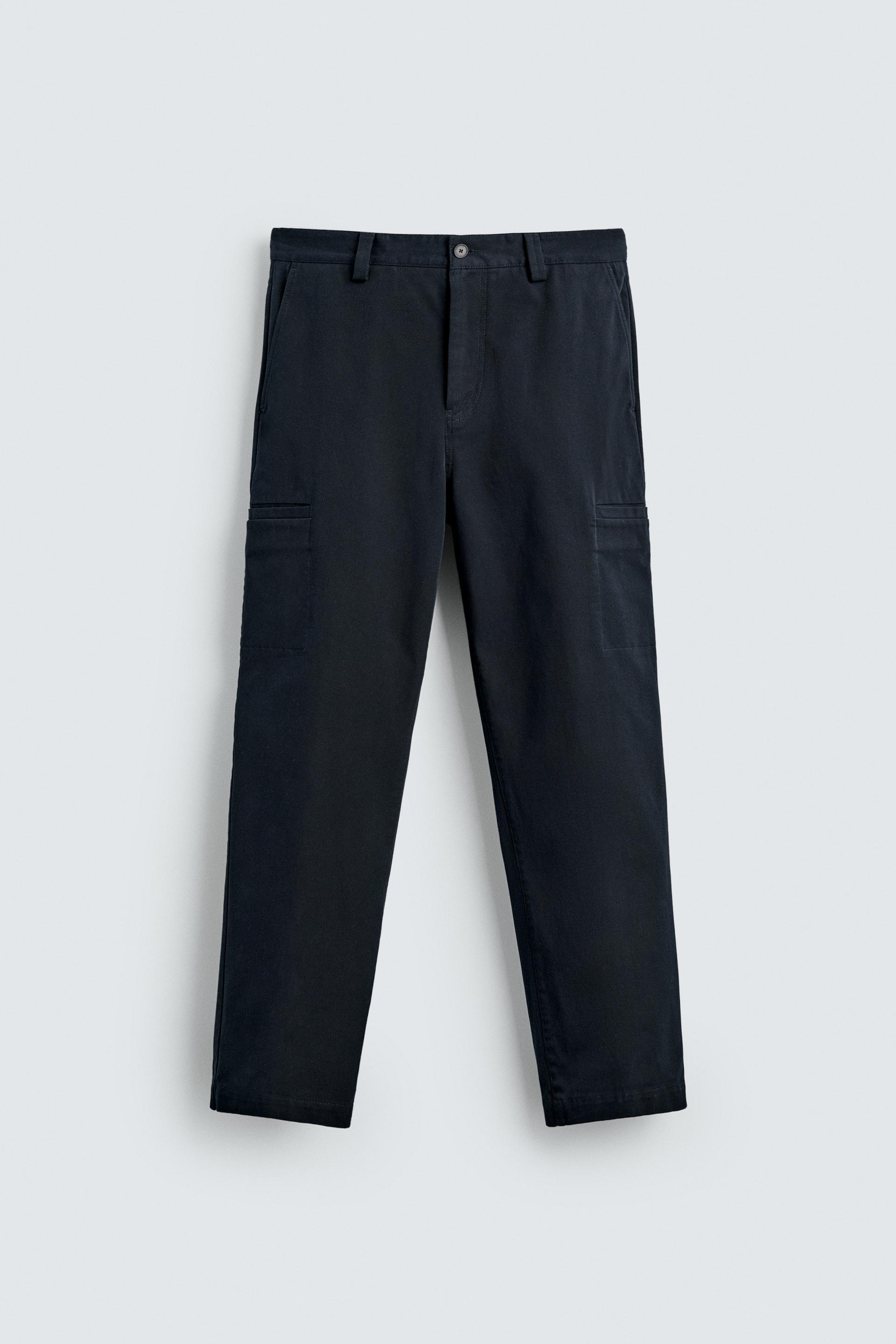 STRAIGHT FIT CARGO PANTS by ZARA