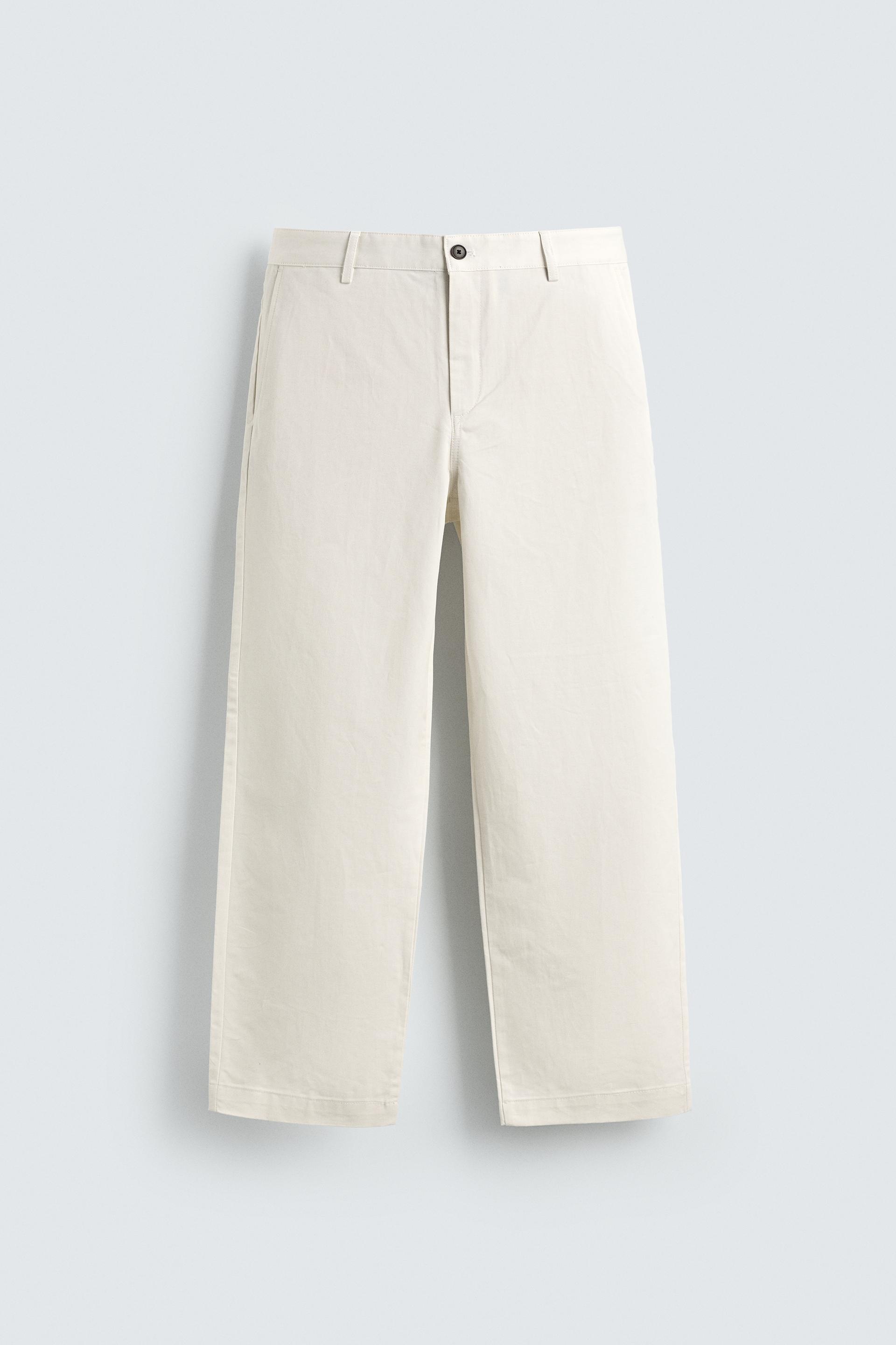 STRAIGHT FIT CHINO PANTS by ZARA