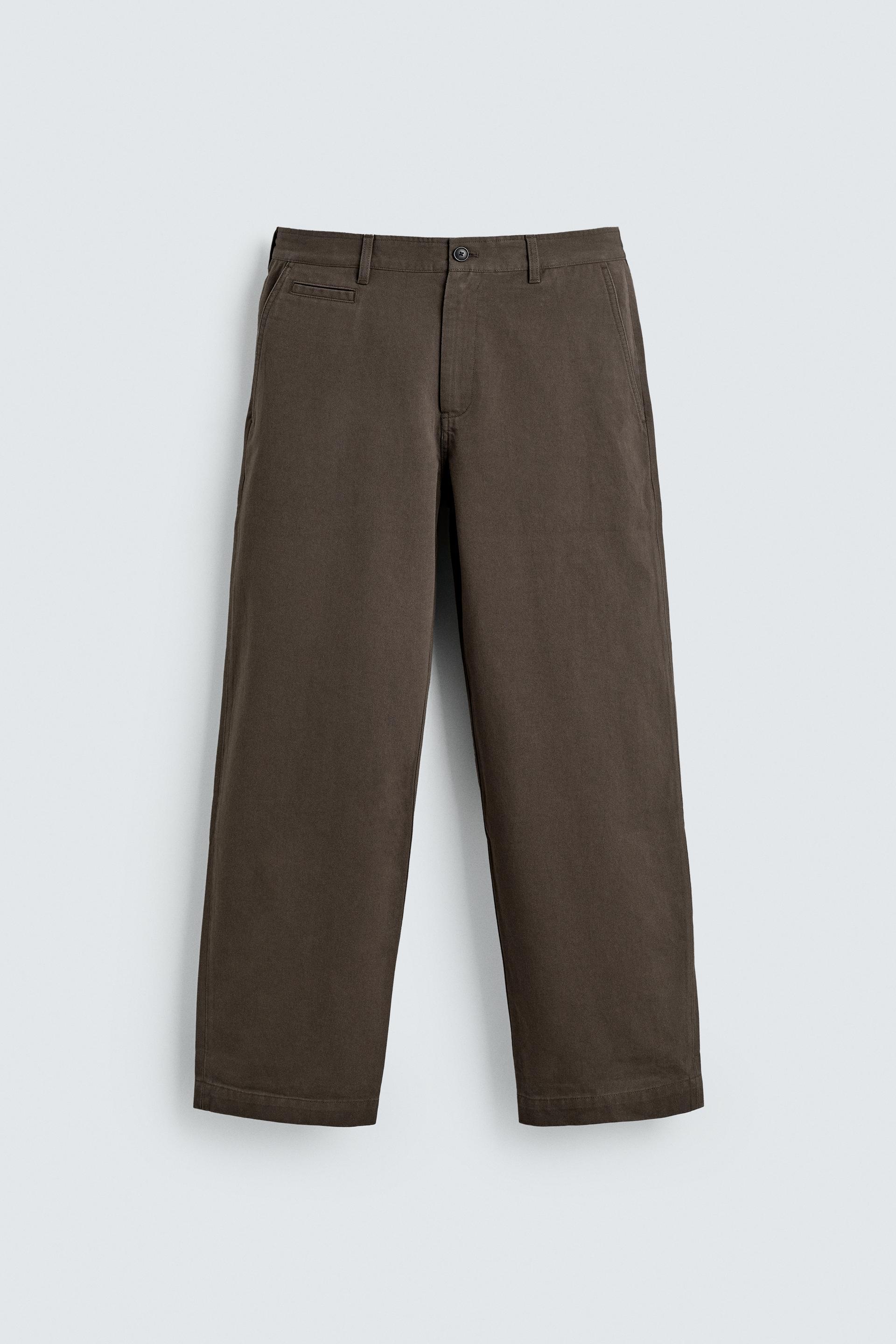 STRAIGHT FIT CHINO PANTS by ZARA