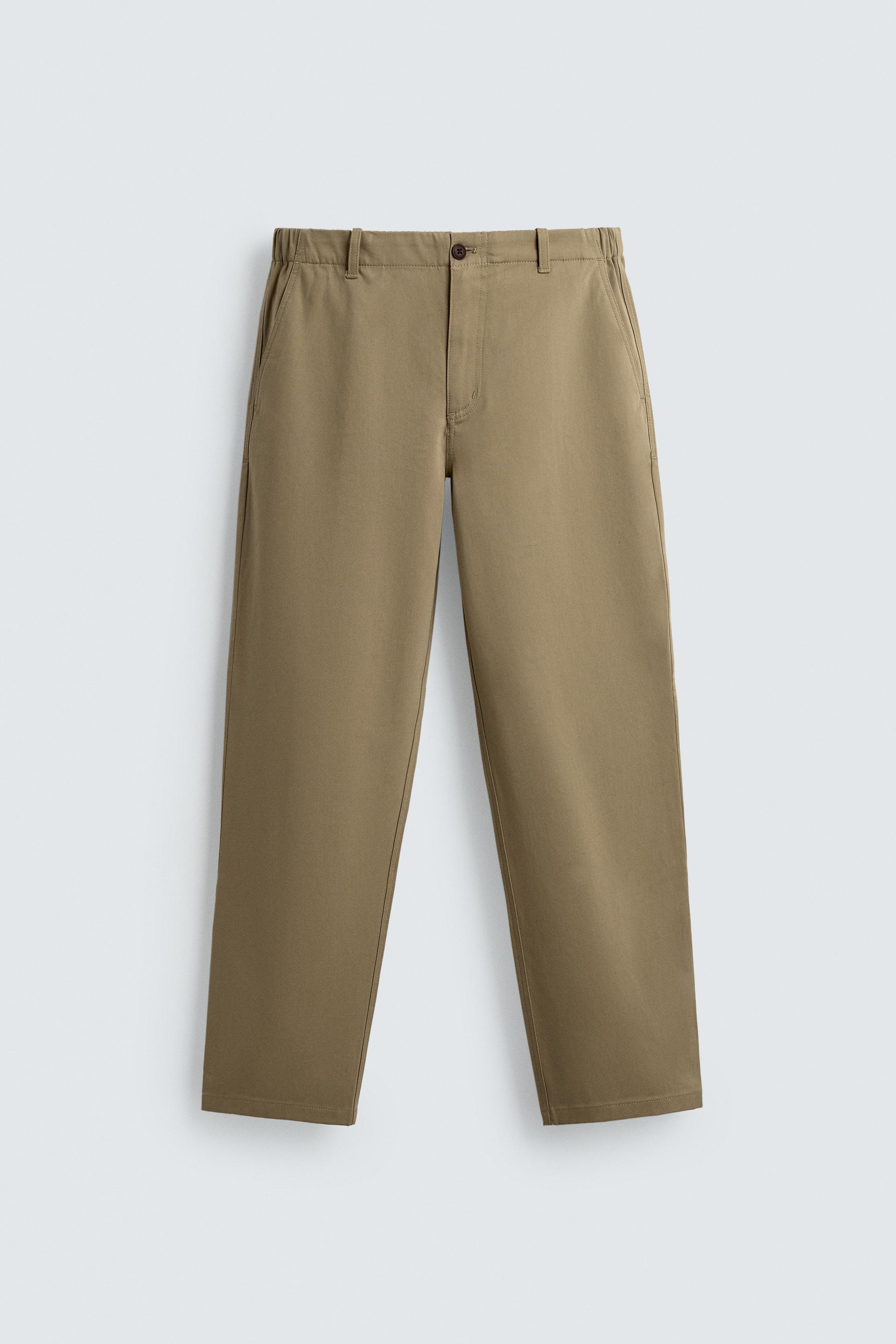 STRAIGHT FIT CHINO PANTS by ZARA