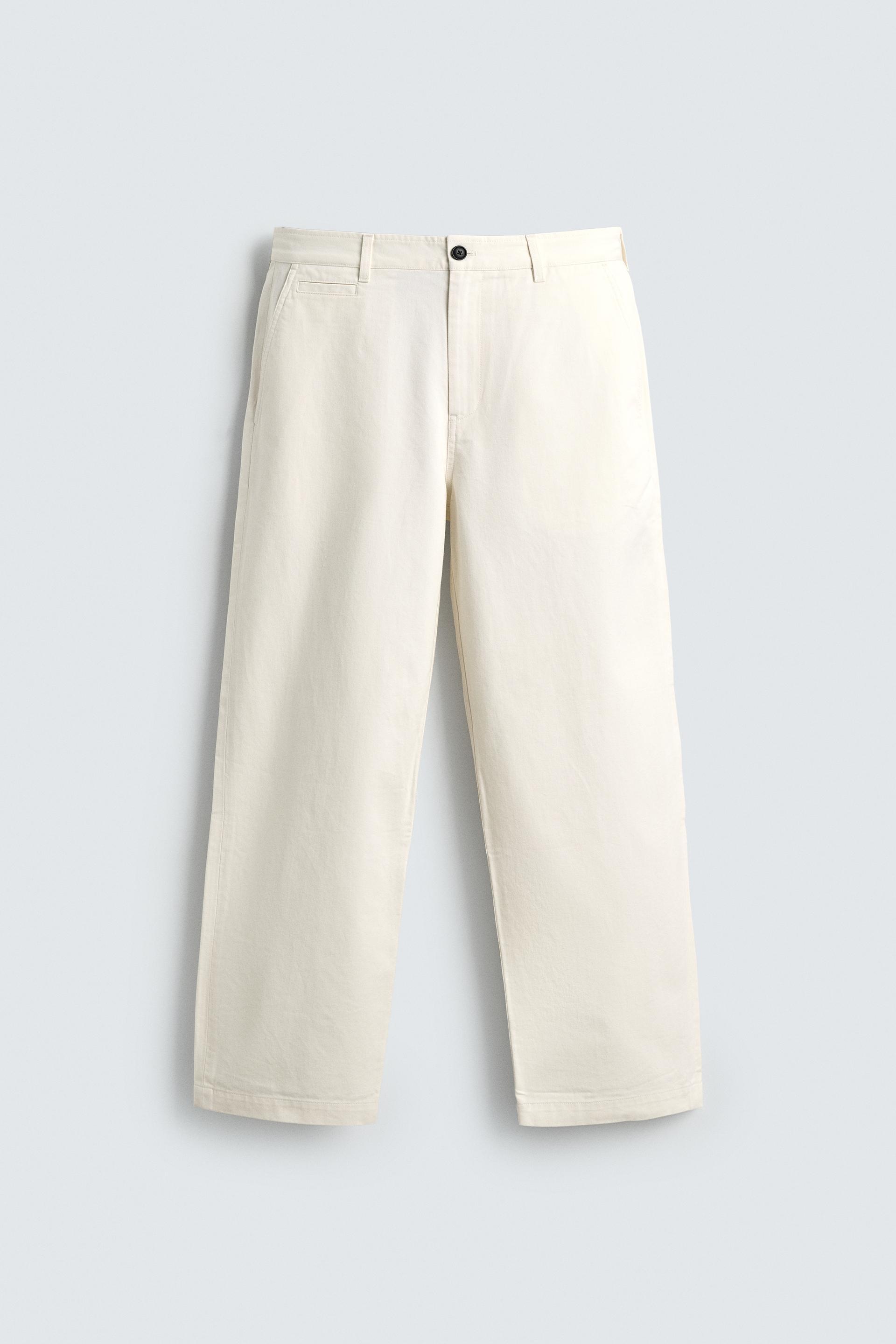 STRAIGHT FIT CHINO PANTS by ZARA