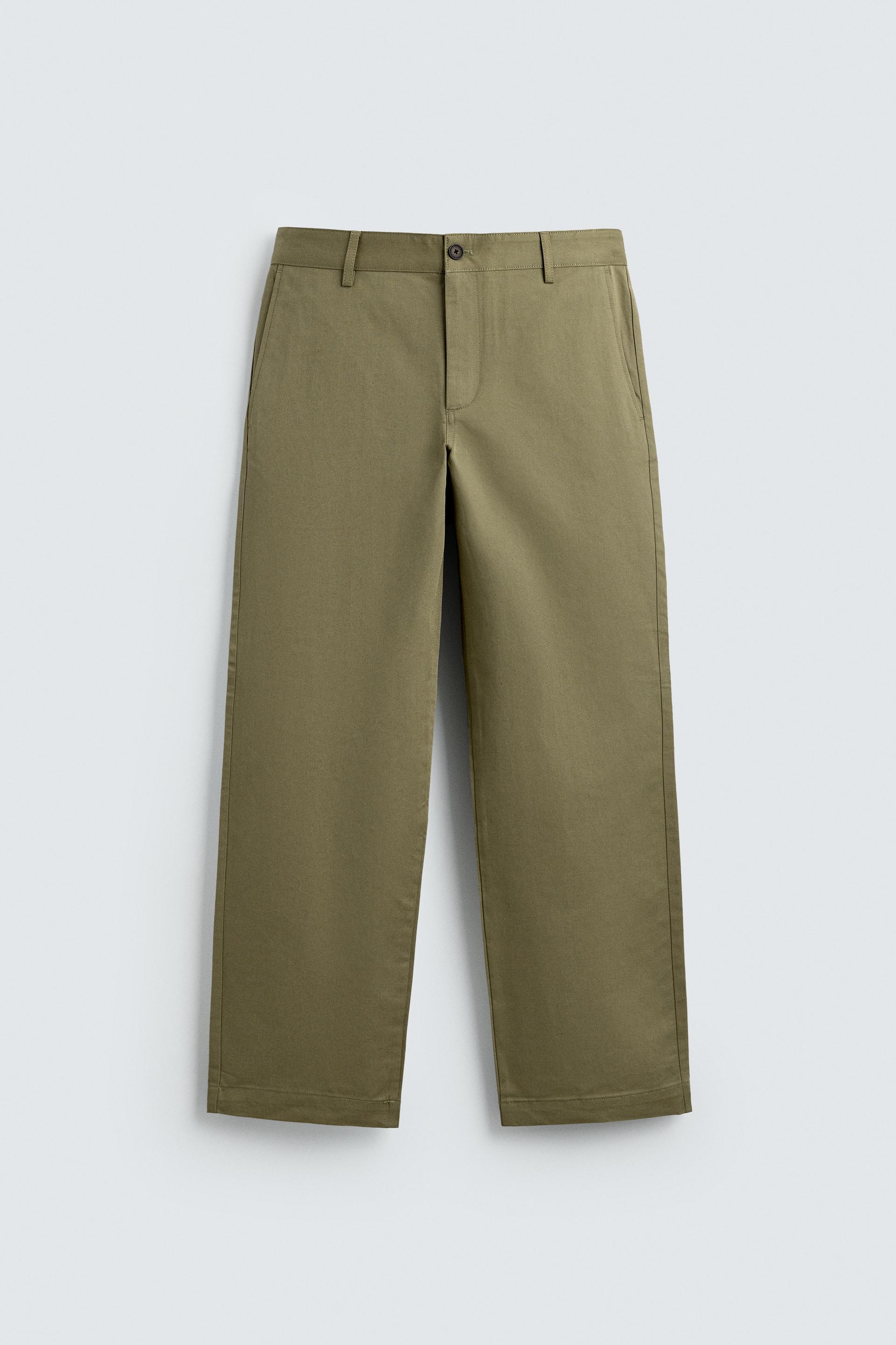 STRAIGHT FIT CHINO PANTS by ZARA