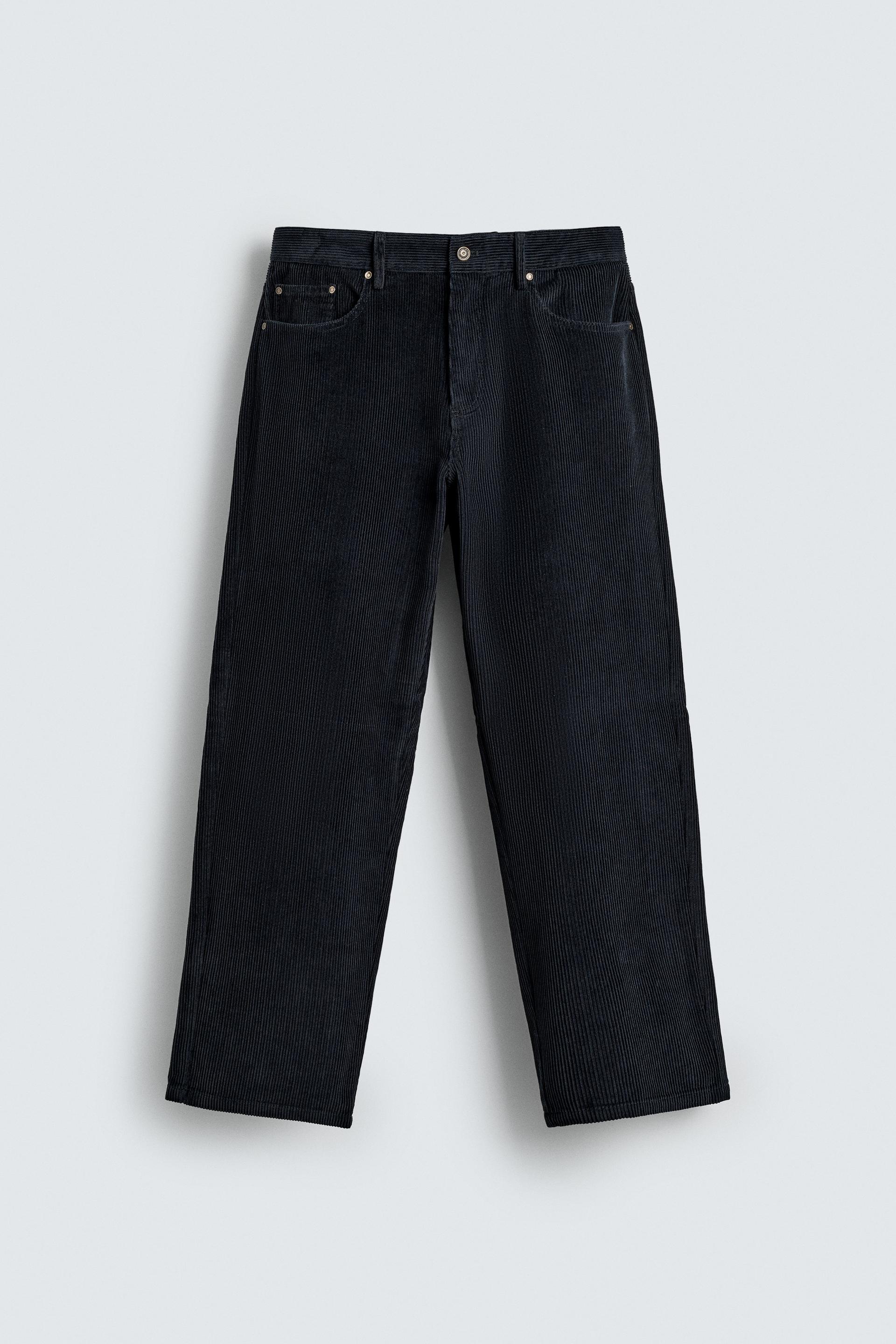 STRAIGHT FIT CORDUROY PANTS by ZARA