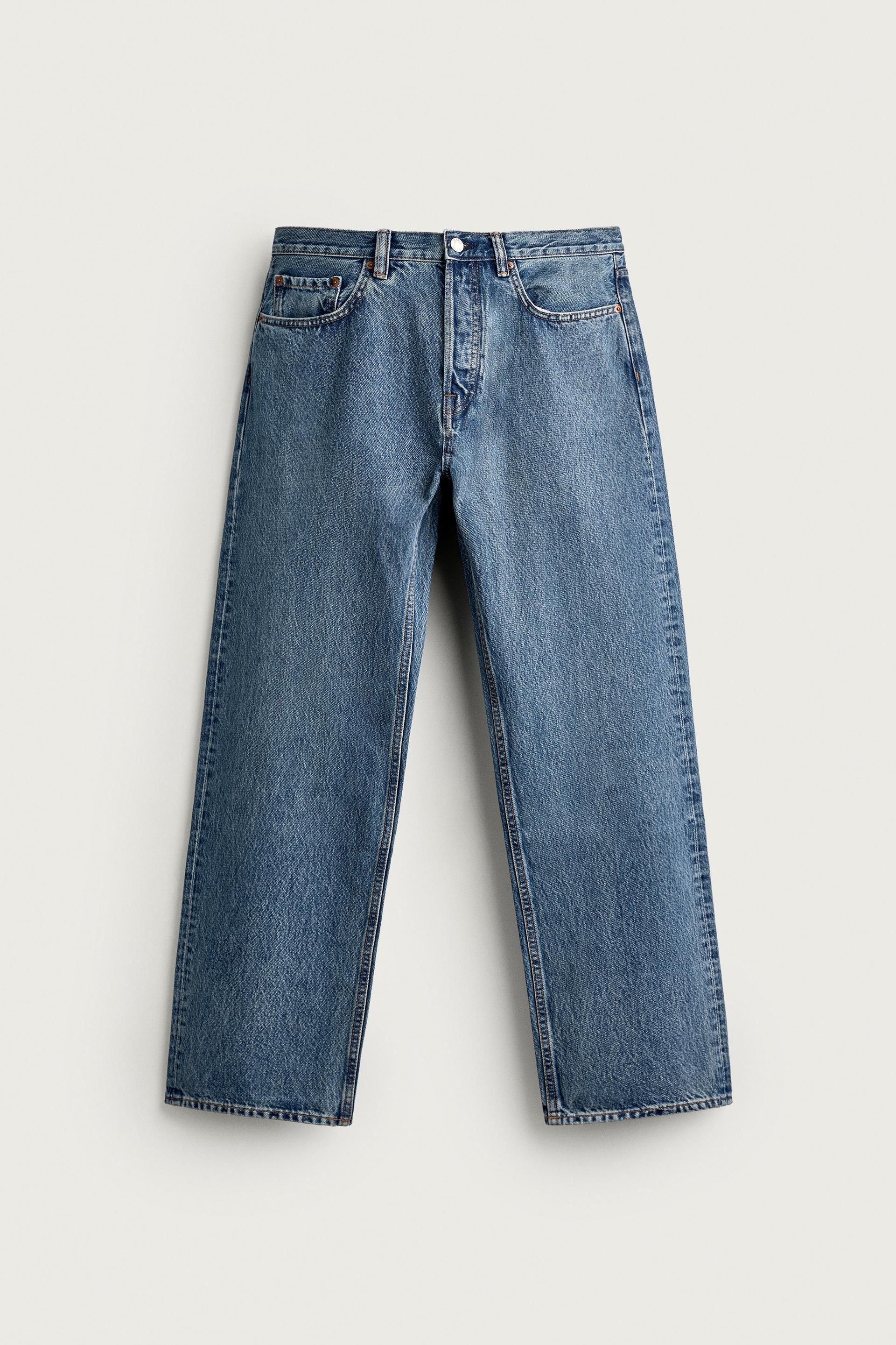 STRAIGHT-FIT LONG-LENGTH JEANS by ZARA