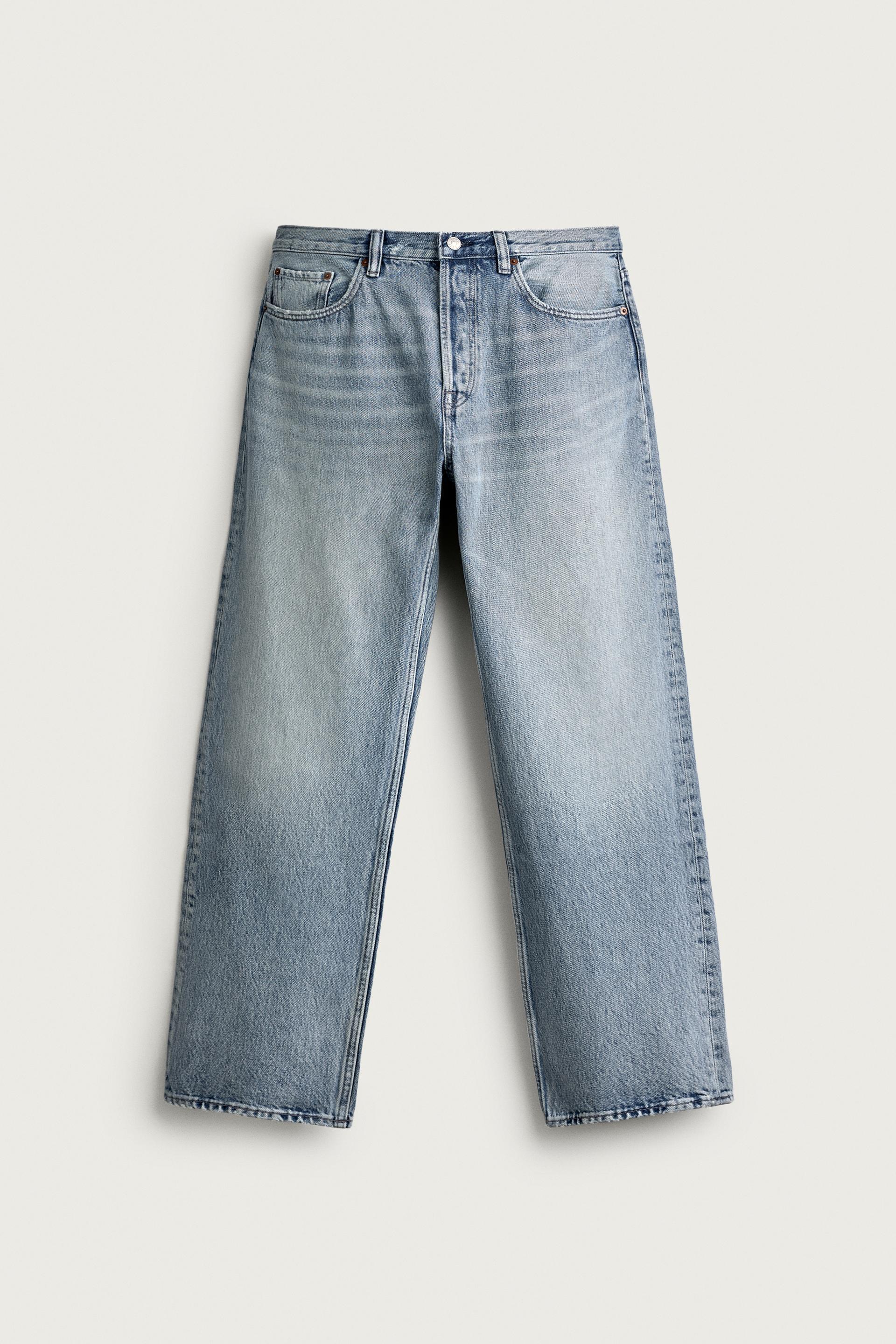 STRAIGHT-FIT LONG-LENGTH JEANS by ZARA