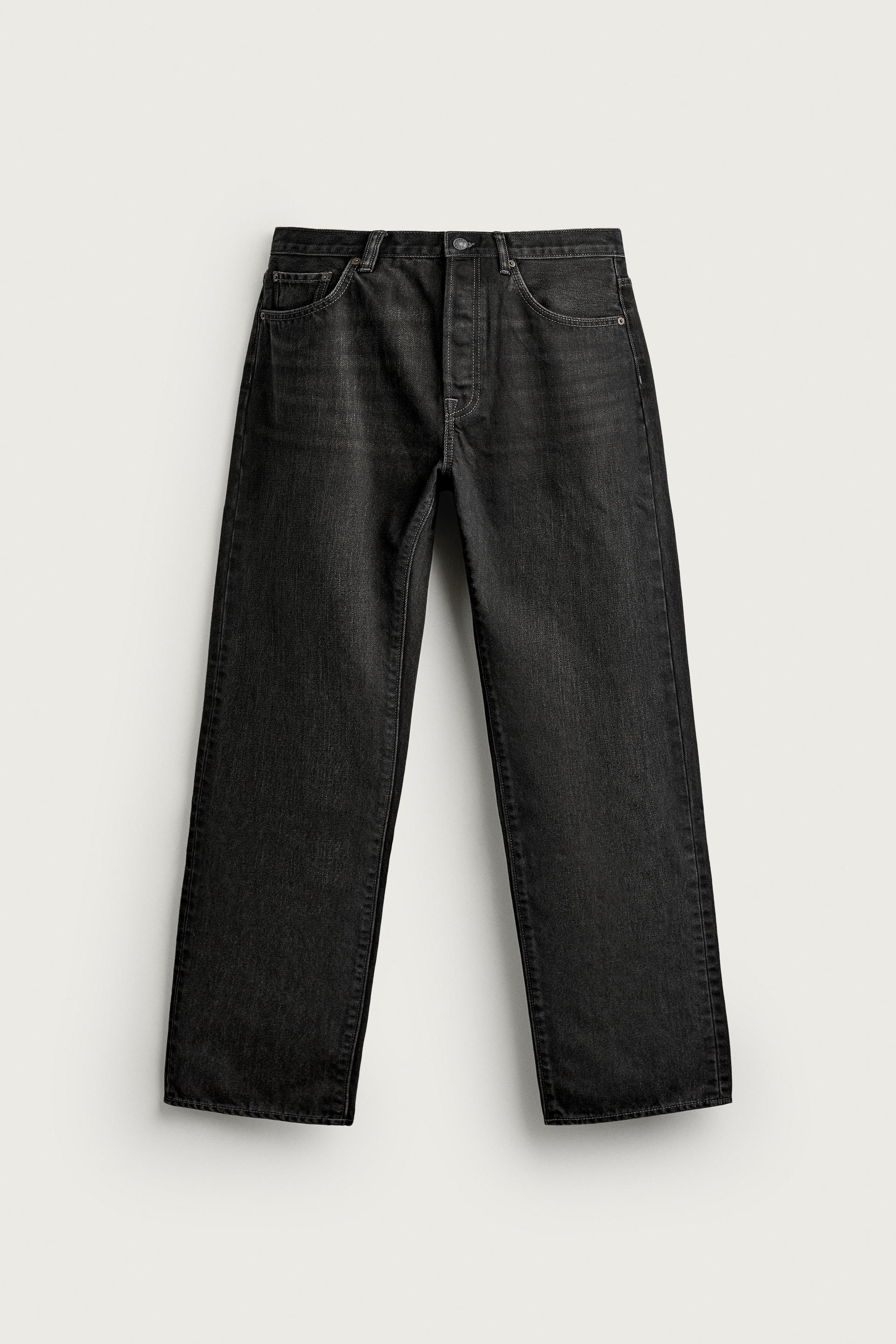 STRAIGHT-FIT LONG-LENGTH JEANS by ZARA