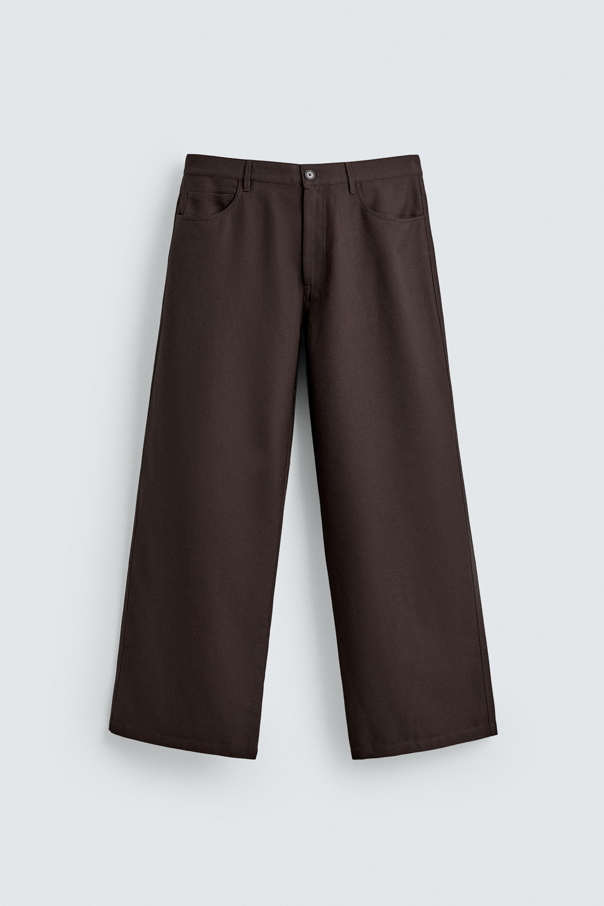STRAIGHT FIT PANTS by ZARA